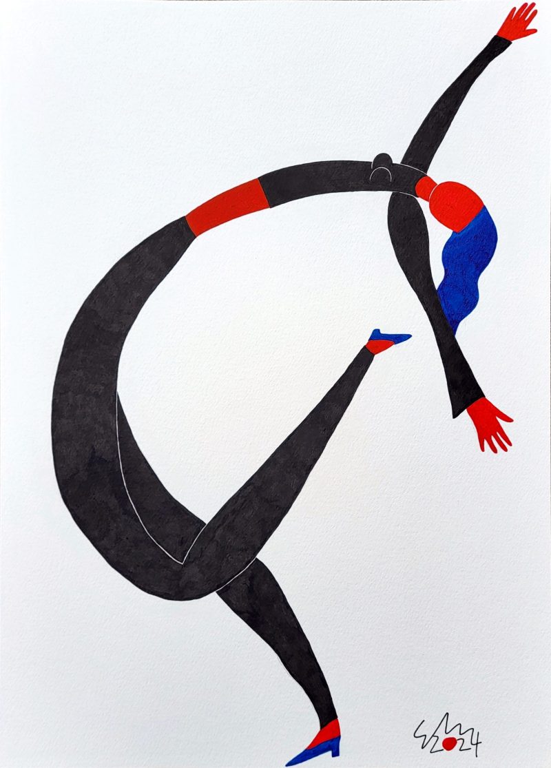 Embrace – Ink Drawing