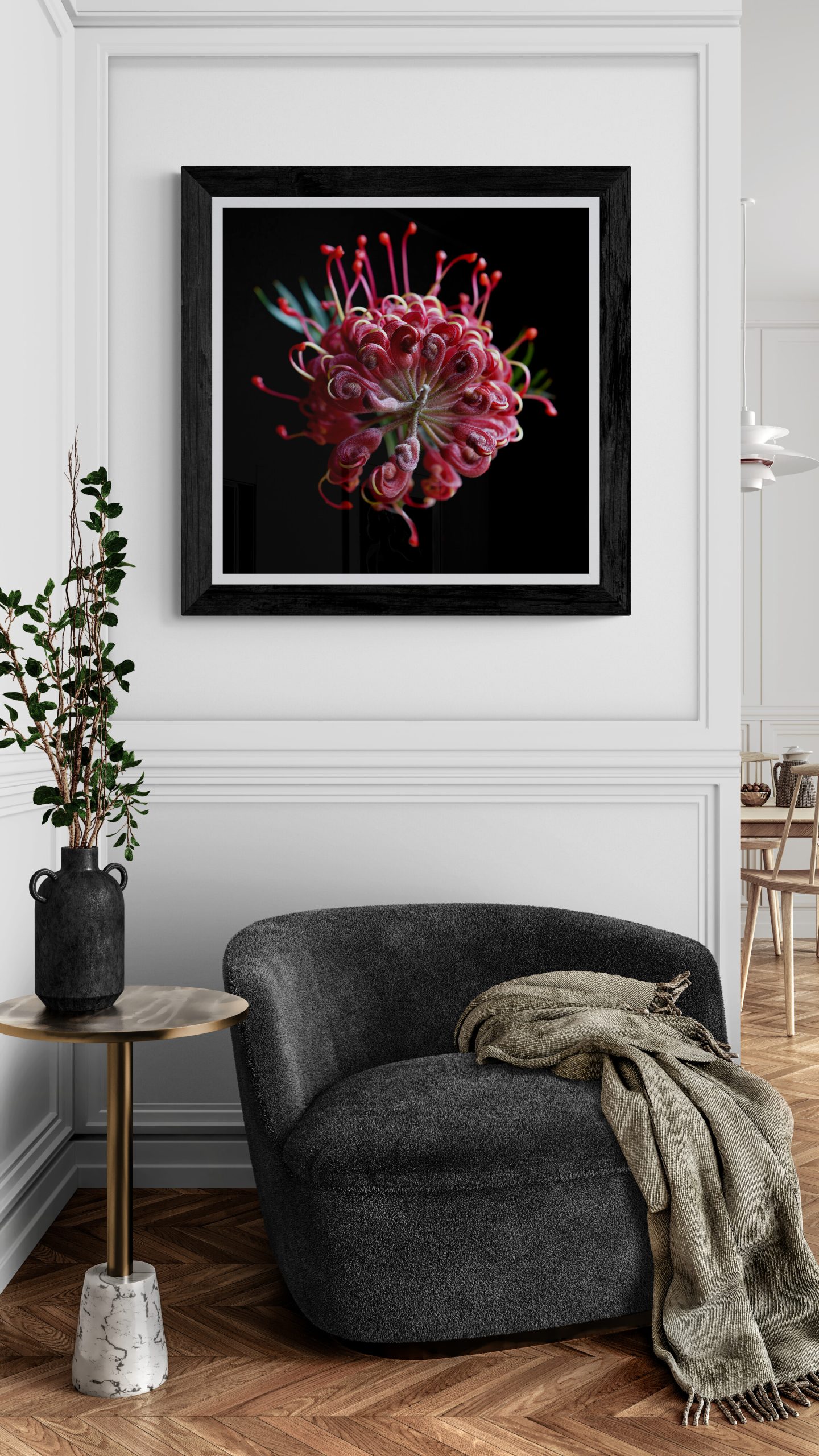 Living Room Corner With Fancy Armchair (7)