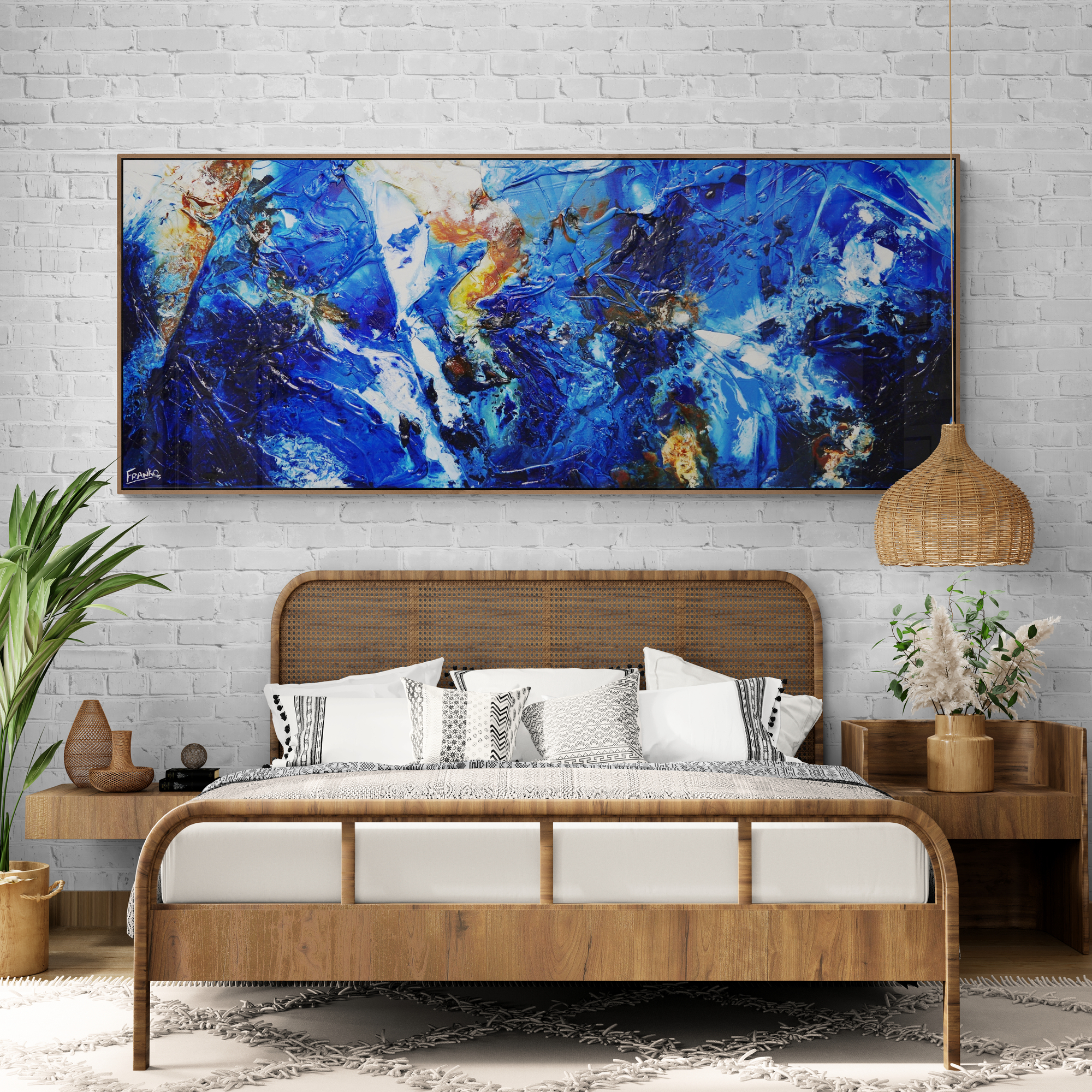 Bohemian Themed Bedroom (1)