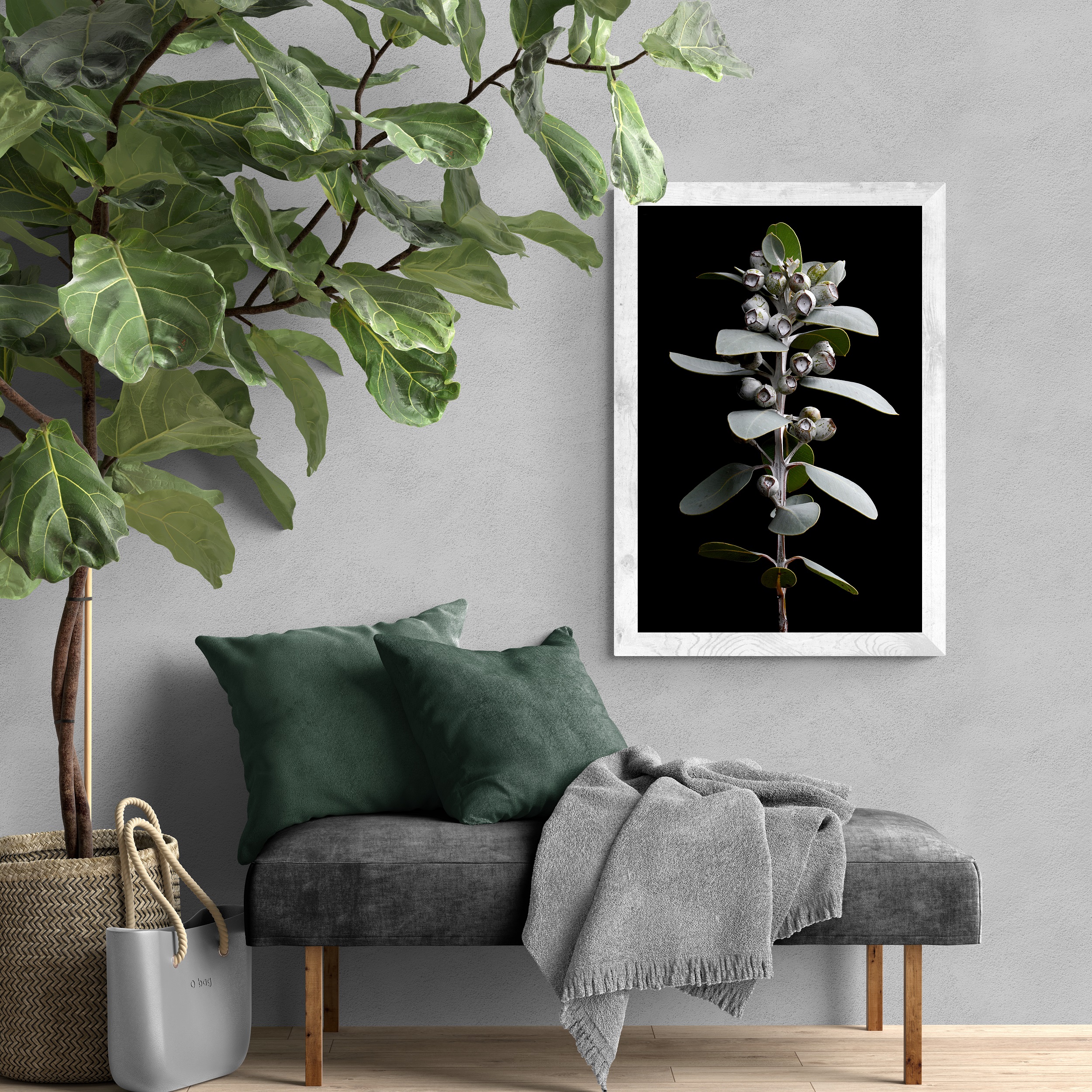 Bench Seat Next To Large Shrub (1)