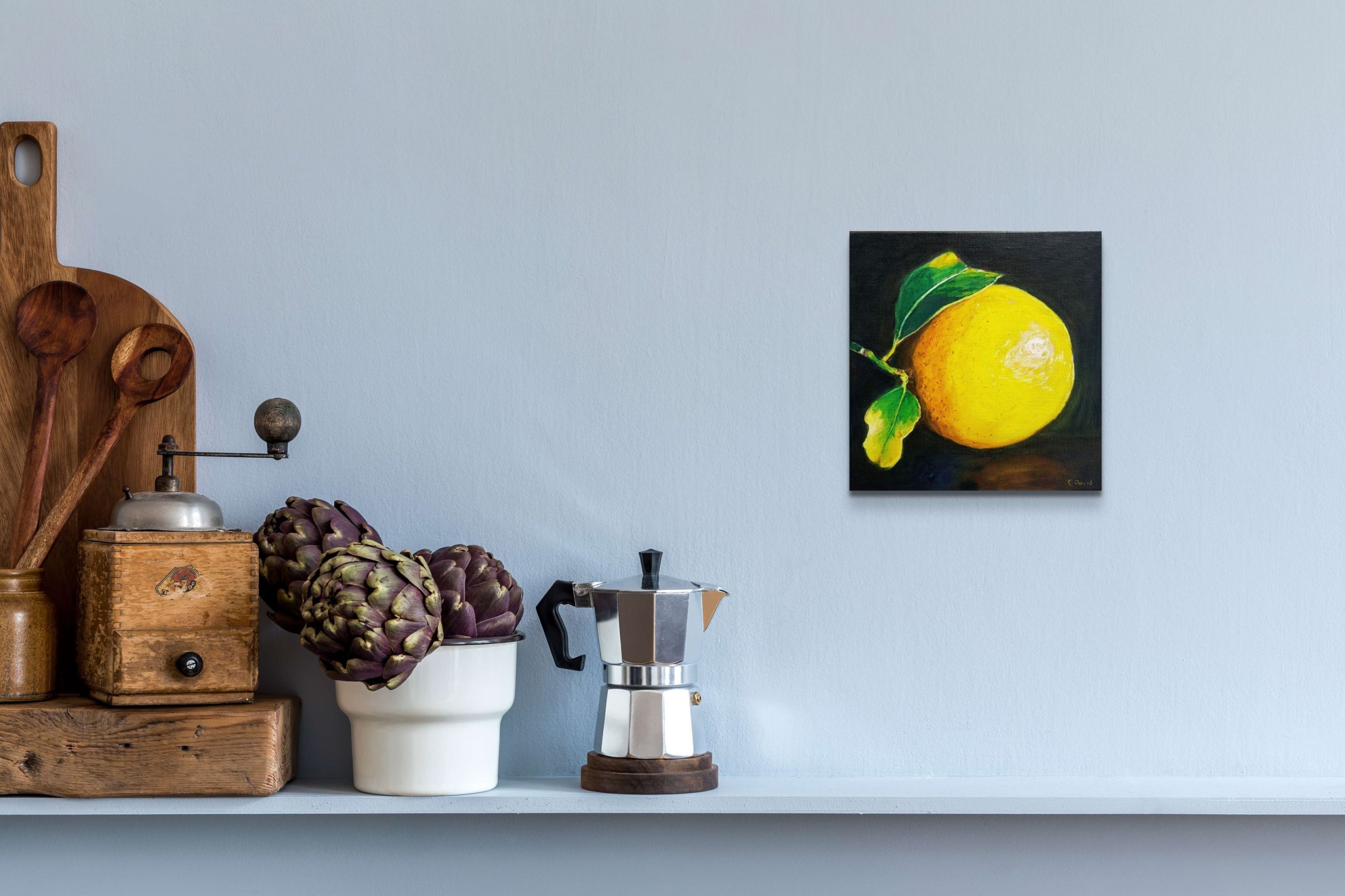 Lemon On Wall