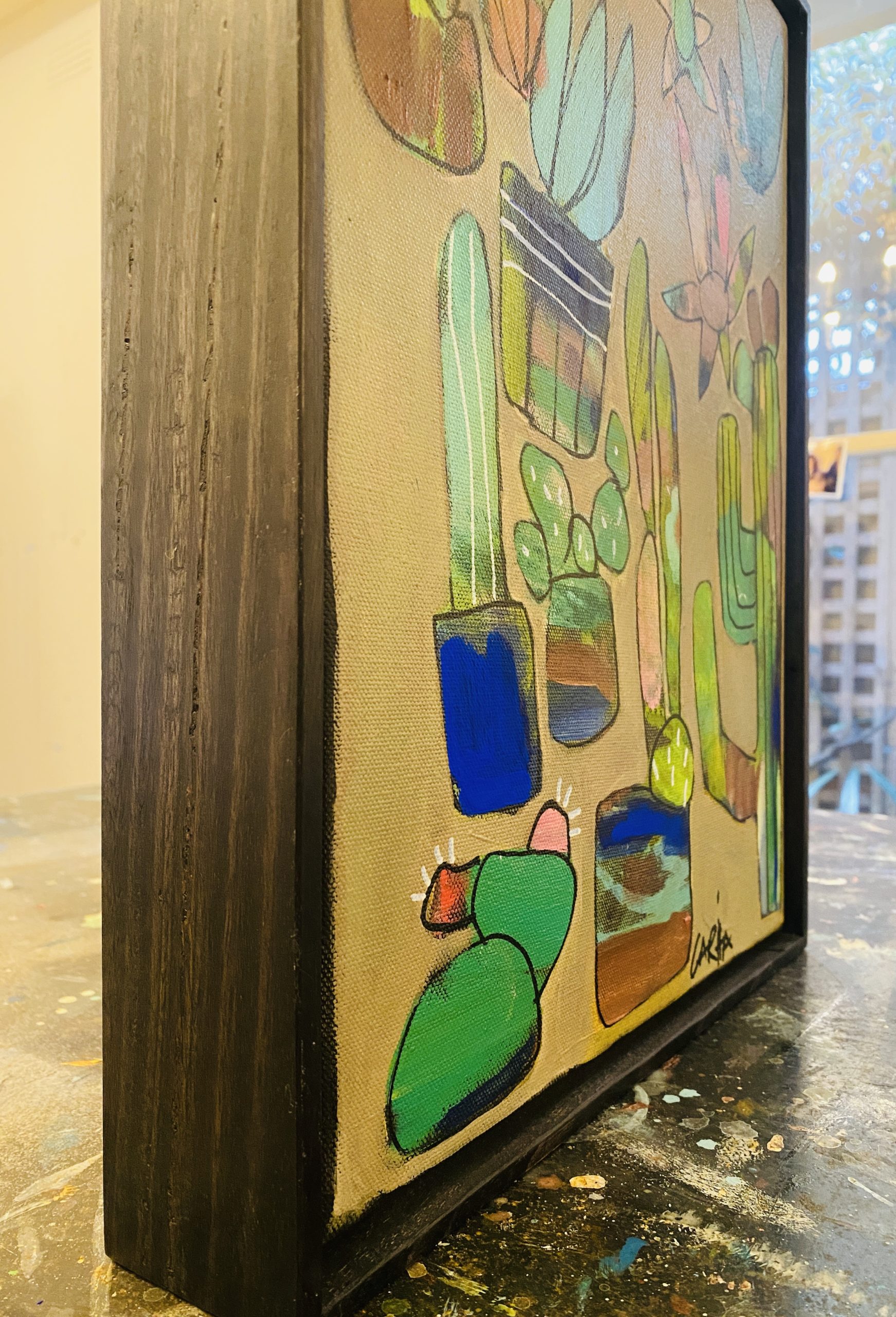 Carita Farrer Spencer Small Prickles 32x42cm Frame