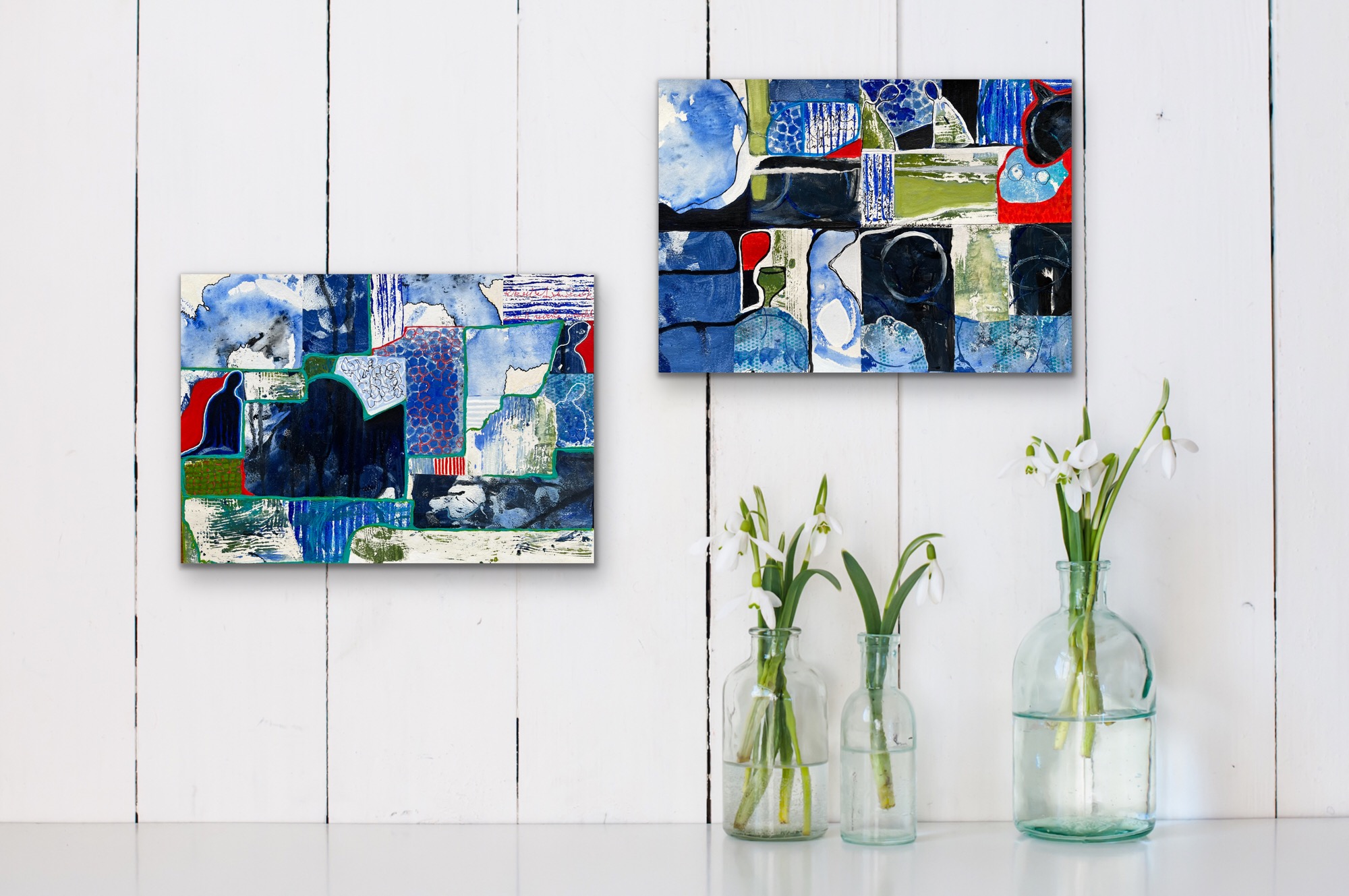 Magic Moments 1 & 2 Ditych Insitu White Wall