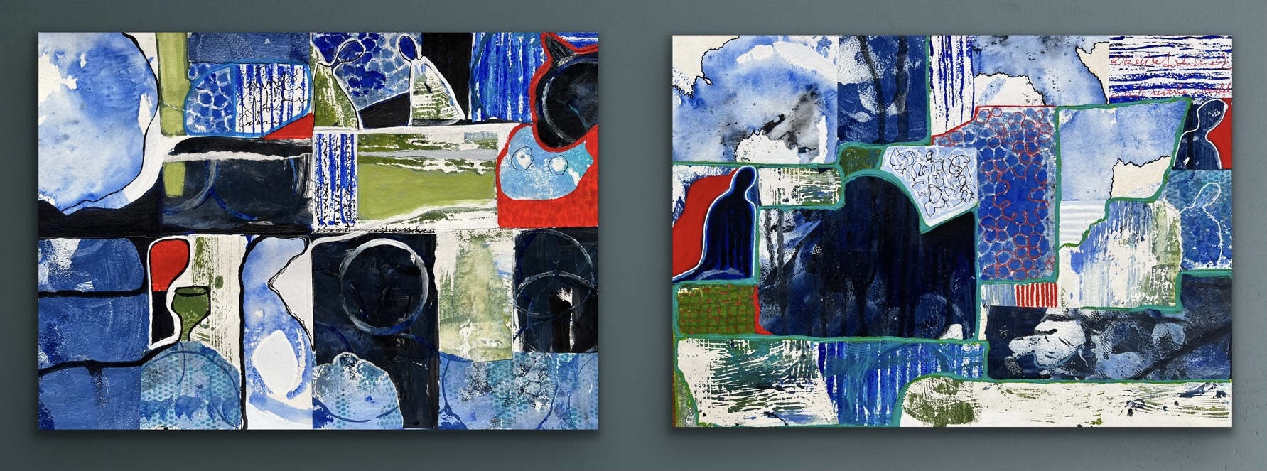 Magic Moments 1 & 2 Diptych Framed