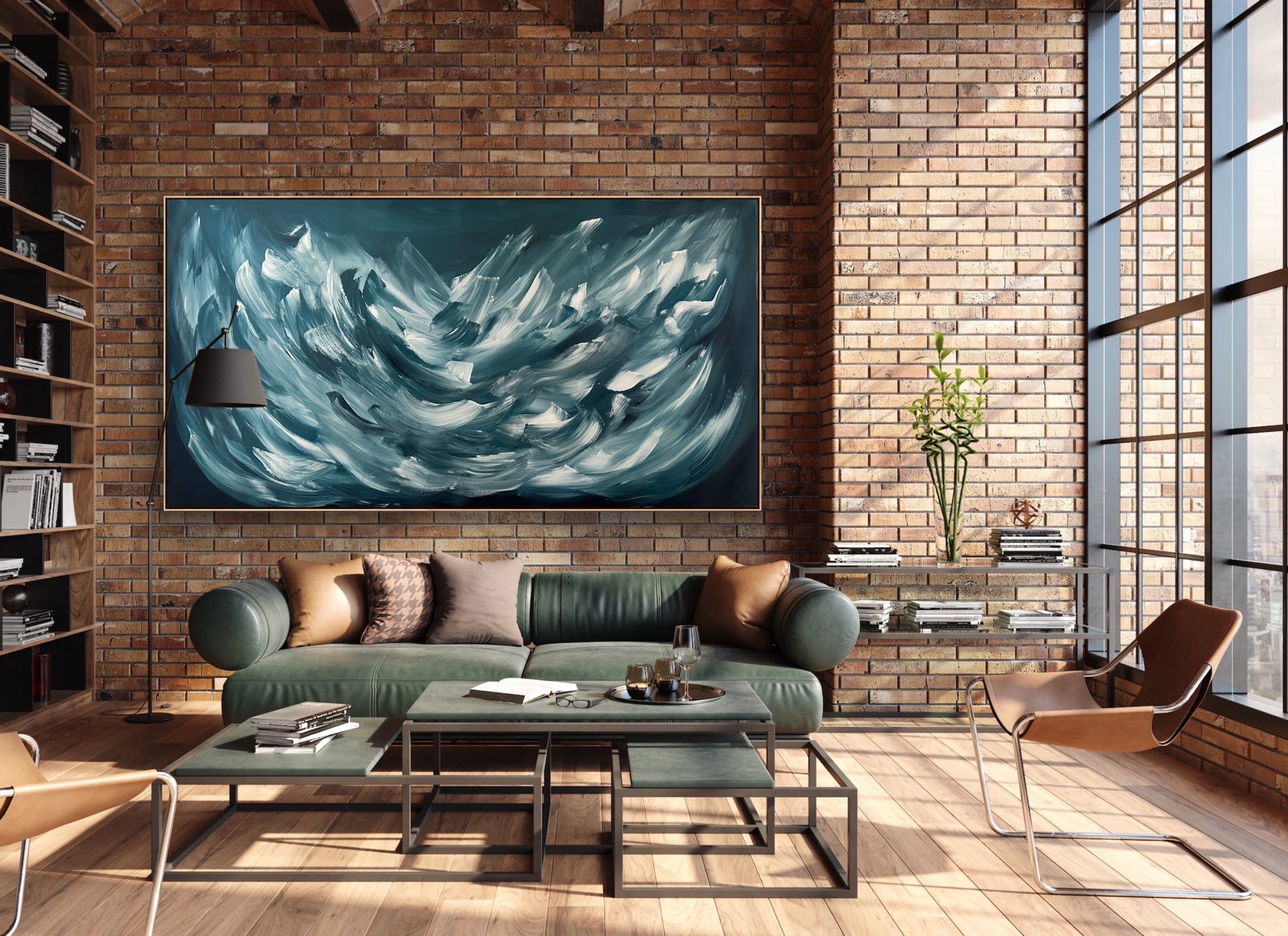 Apartment Living Large Abstract Art Alanah Jarvis