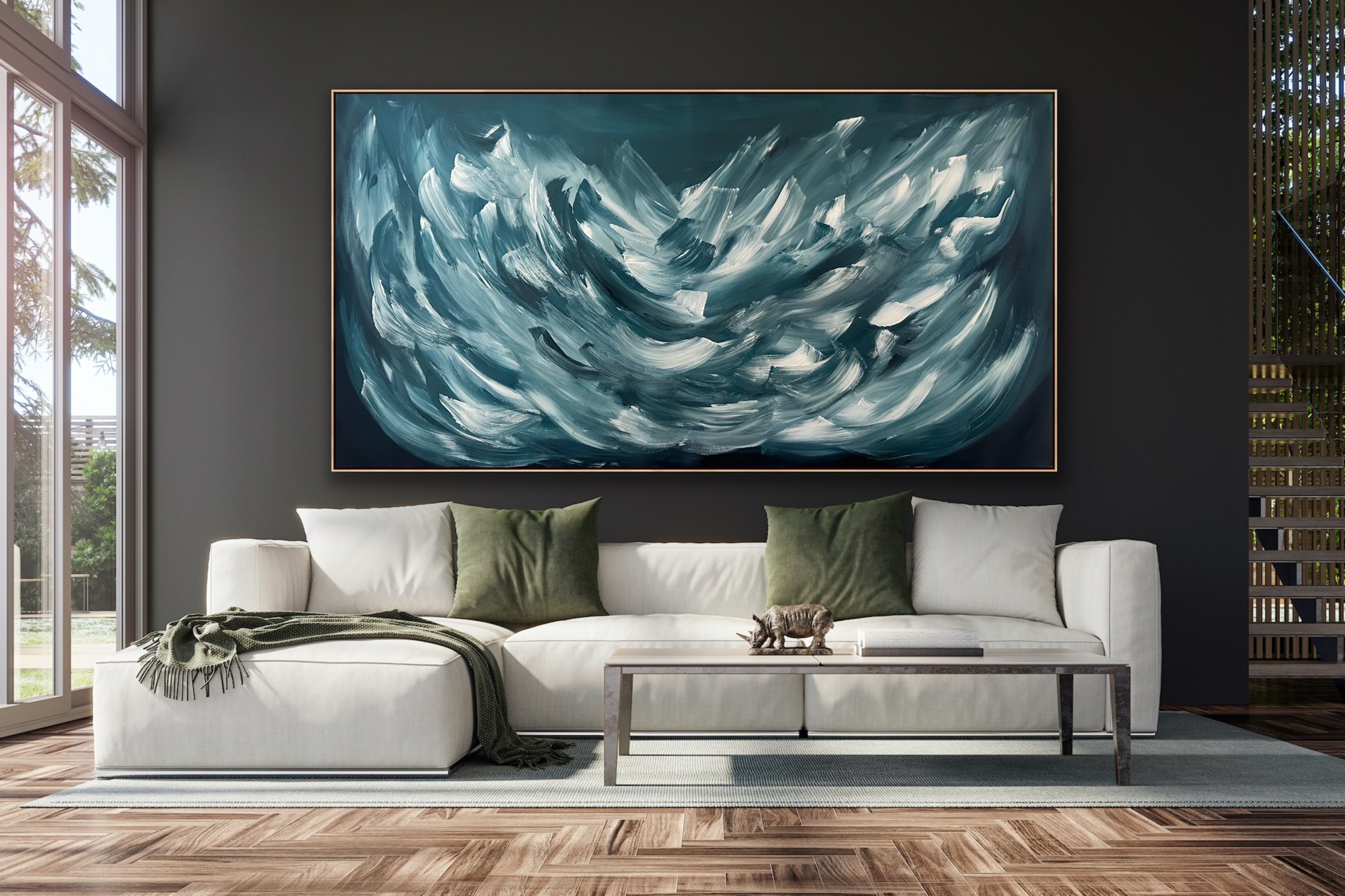 Large Interior Alanah Jarvis Abstract Art