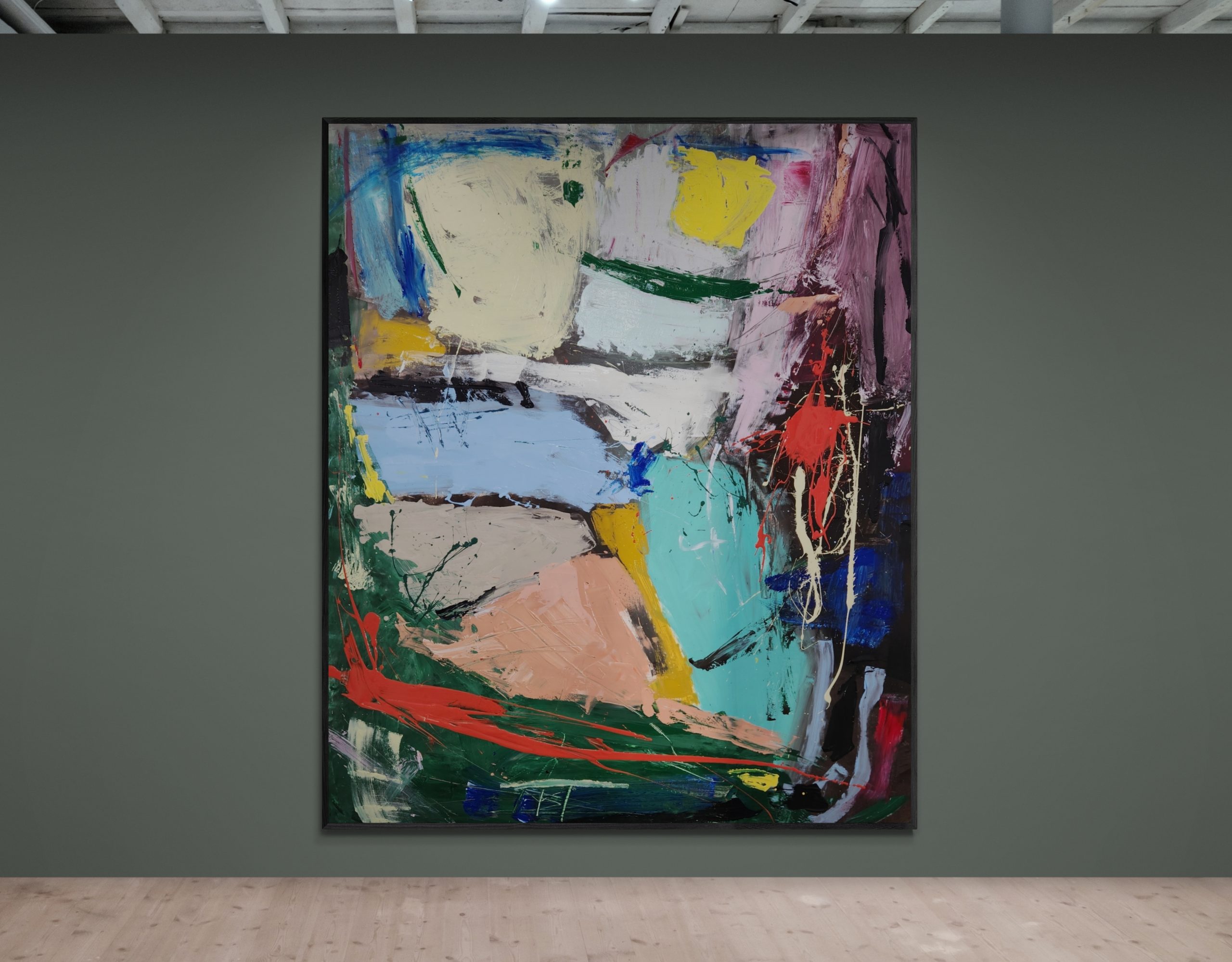 Gallery Wall With Two Spotlights 2