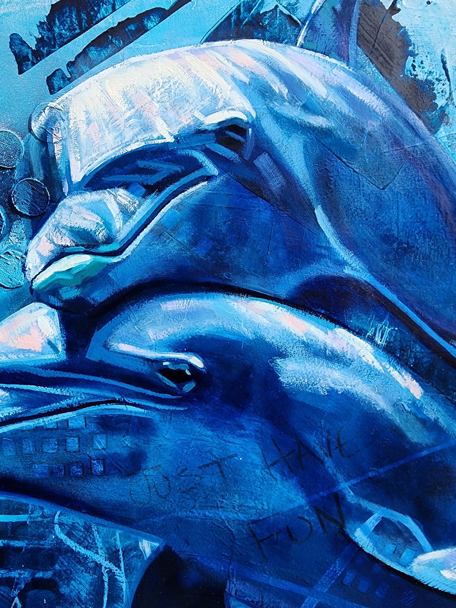 Hanna Edwards Art Uncharted Territory Original Details 2