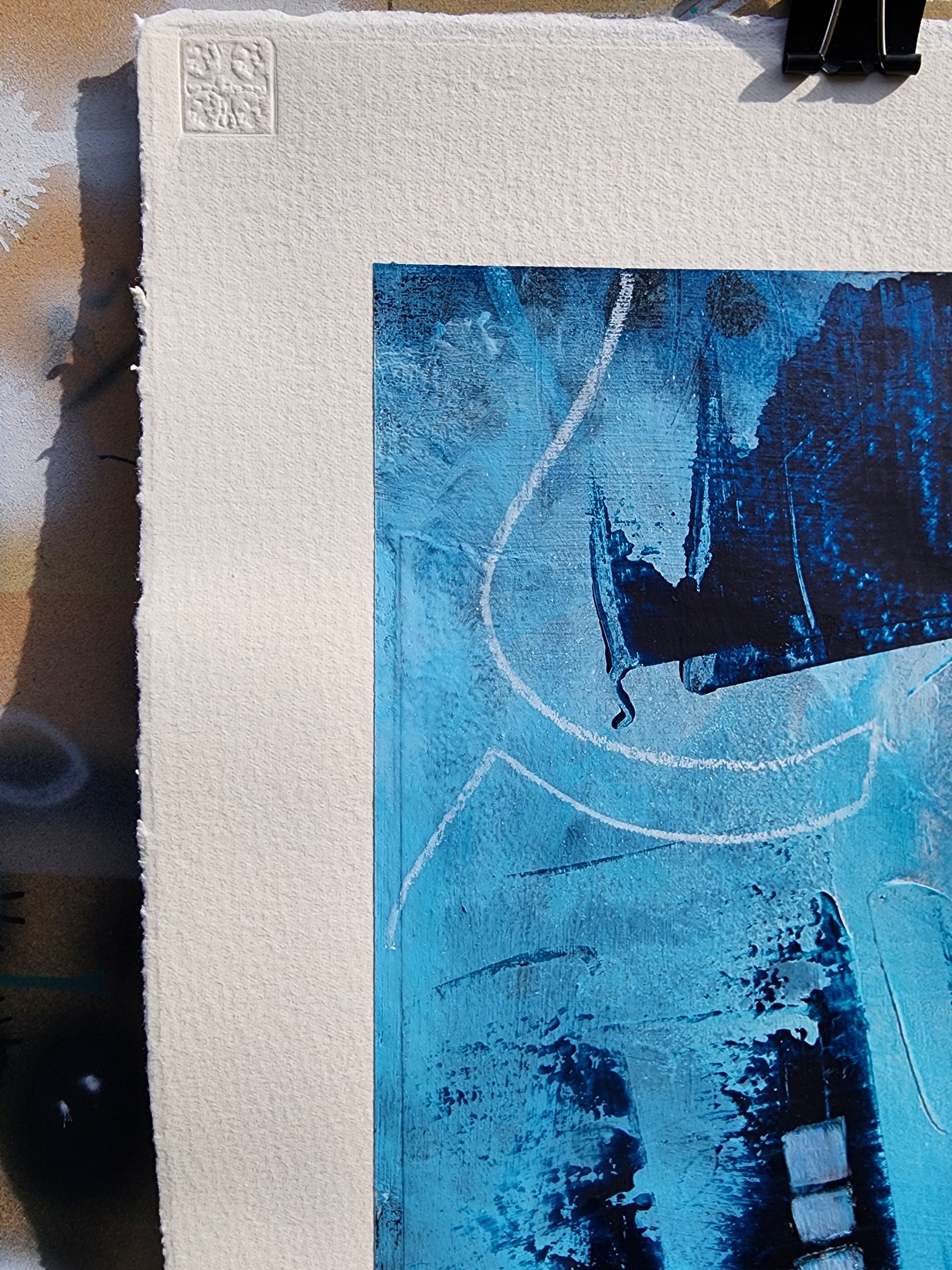 Hanna Edwards Art Uncharted Territory Original Edges