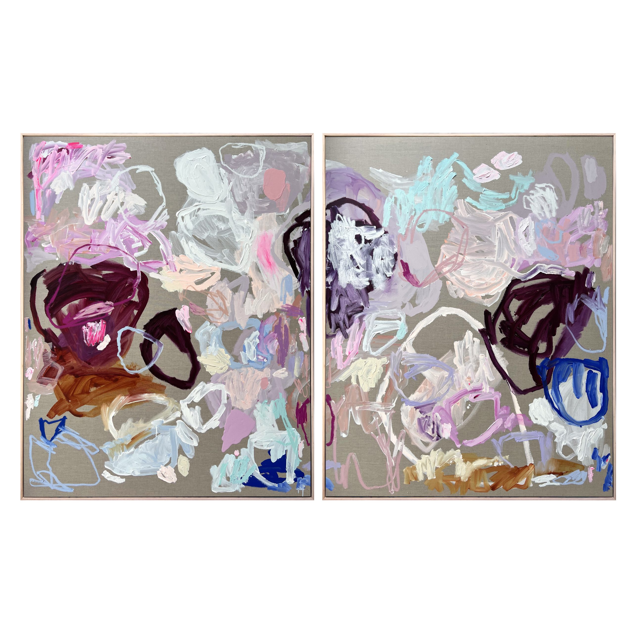 Australian Artist Rebecca Koerting Heartbreaker Abstract Painting 100 F