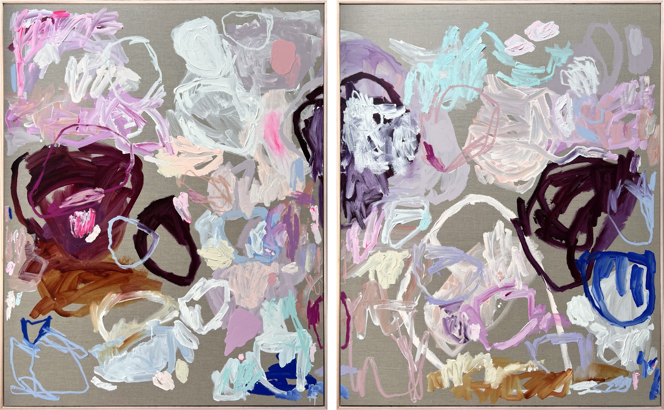 Australian Artist Rebecca Koerting Heartbreaker Abstract Painting 200 F