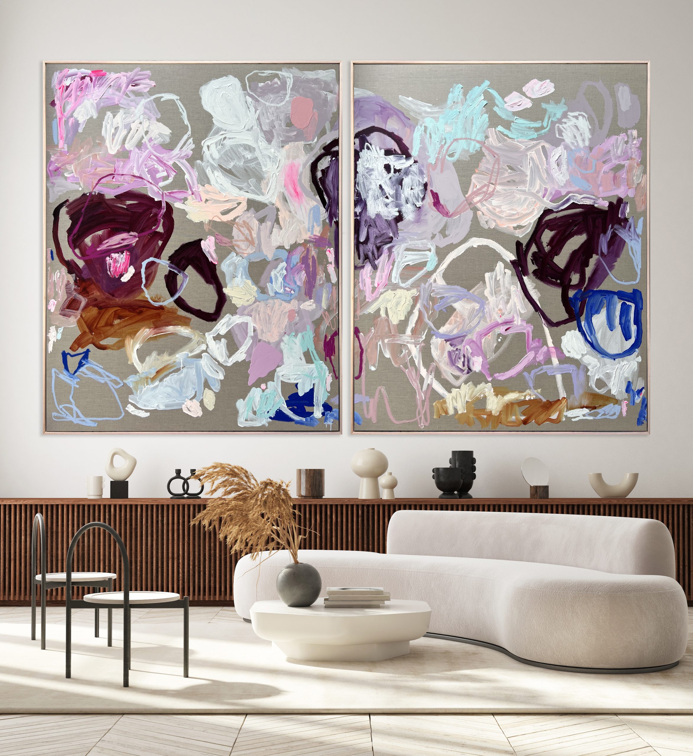 Australian Artist Rebecca Koerting Heartbreaker Abstract Painting 301 F