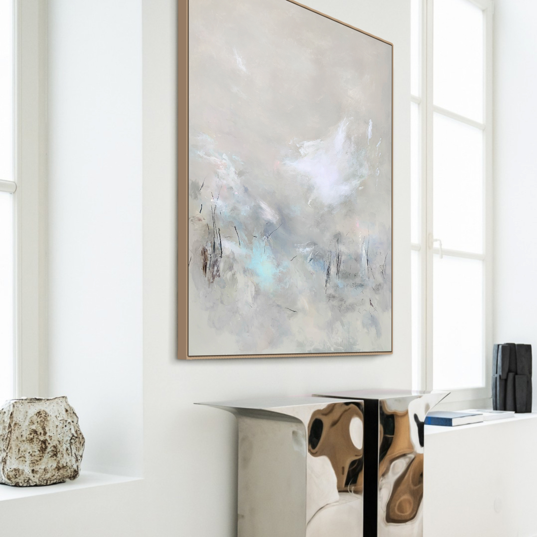 Presence#1 Interior Window Sculpture Books