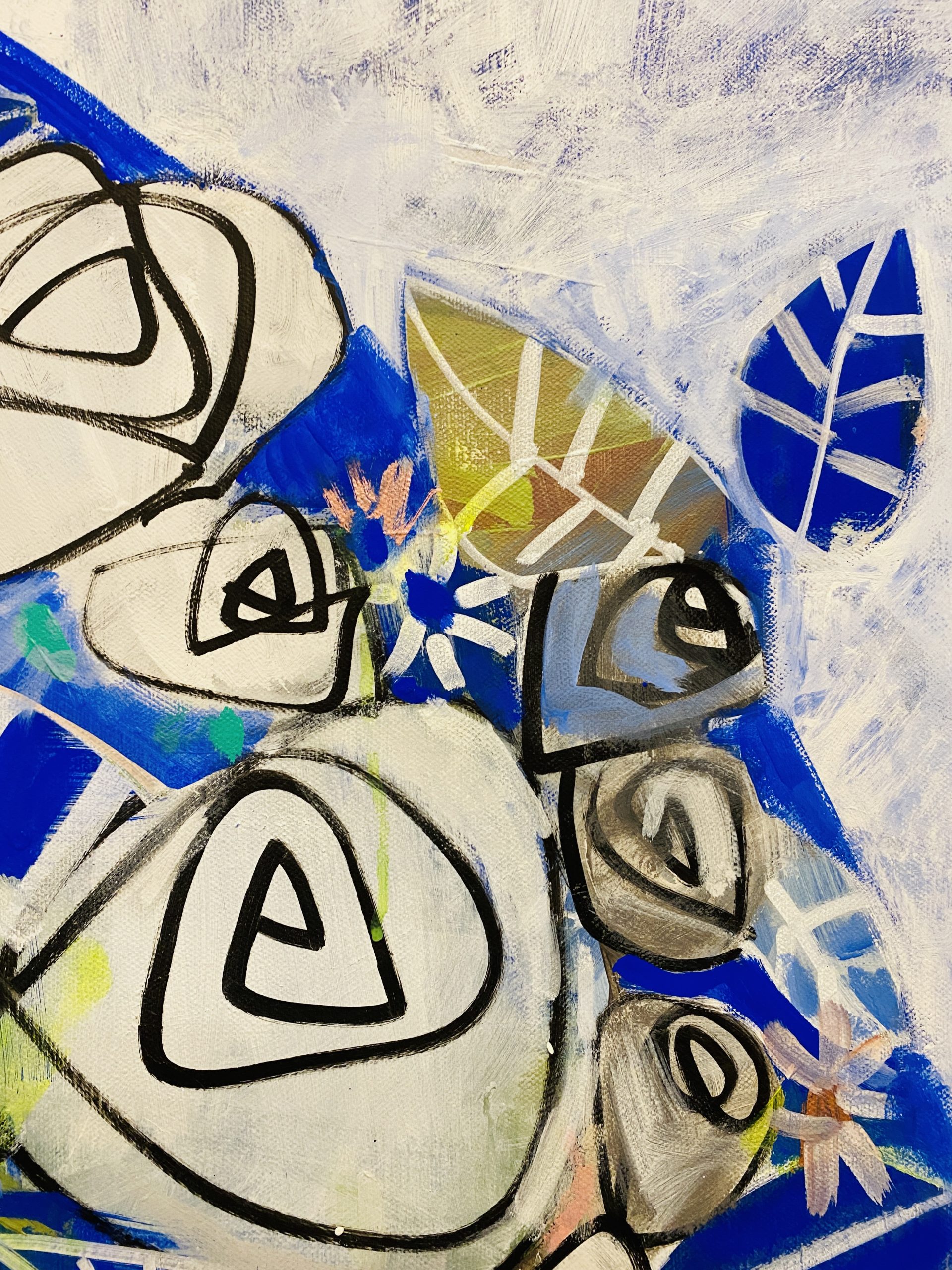 Carita Farre Spencer Blossom 91 X 122cm Detail2