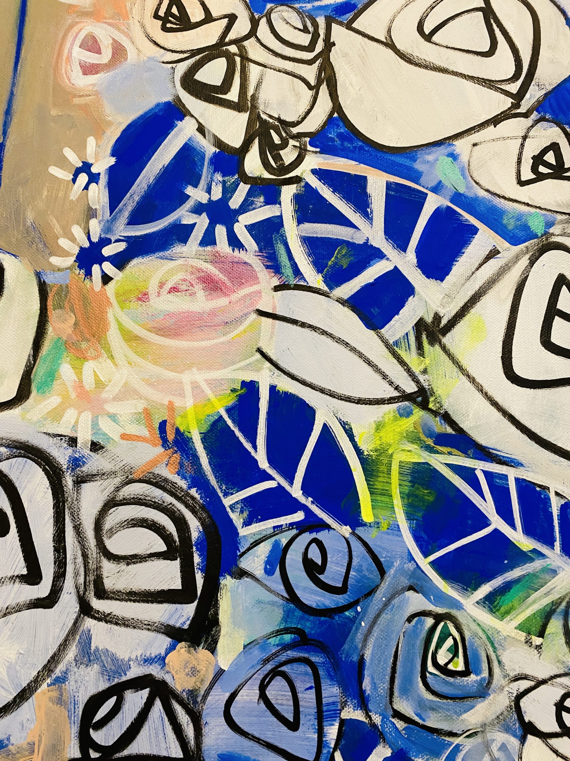 Carita Farre Spencer Blossom 91 X 122cm Detail5