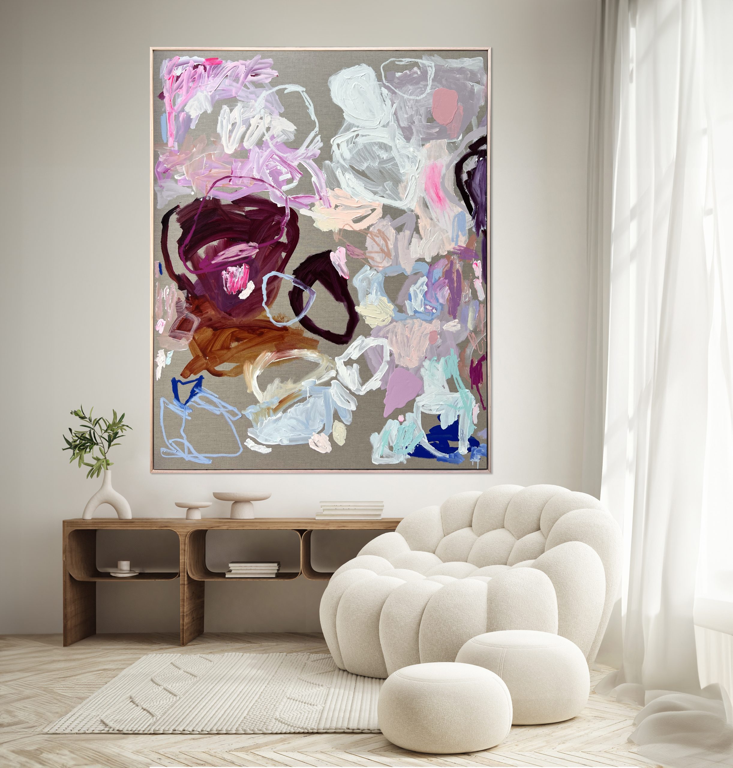 Perth Abstract Artist Rebecca Koerting Modern Don't Heartbreaker A 301