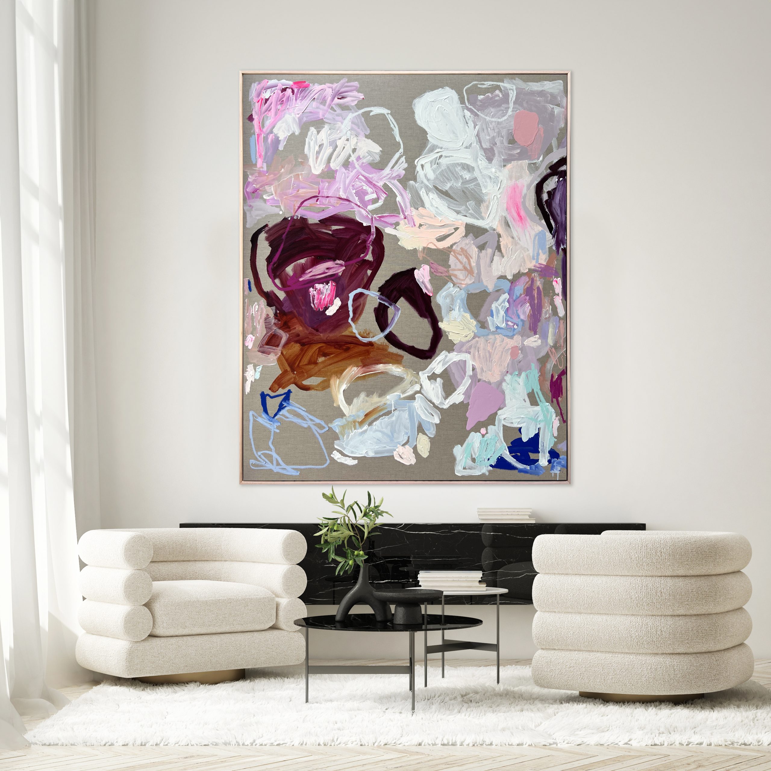 Perth Abstract Artist Rebecca Koerting Modern Don't Heartbreaker A 306