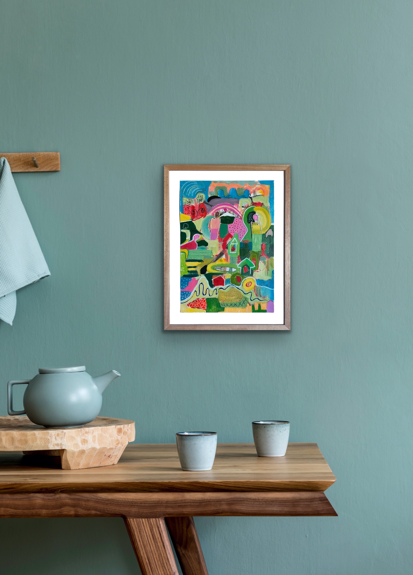 Winds Of Change And Interconnectedness Insitu Blue Wall