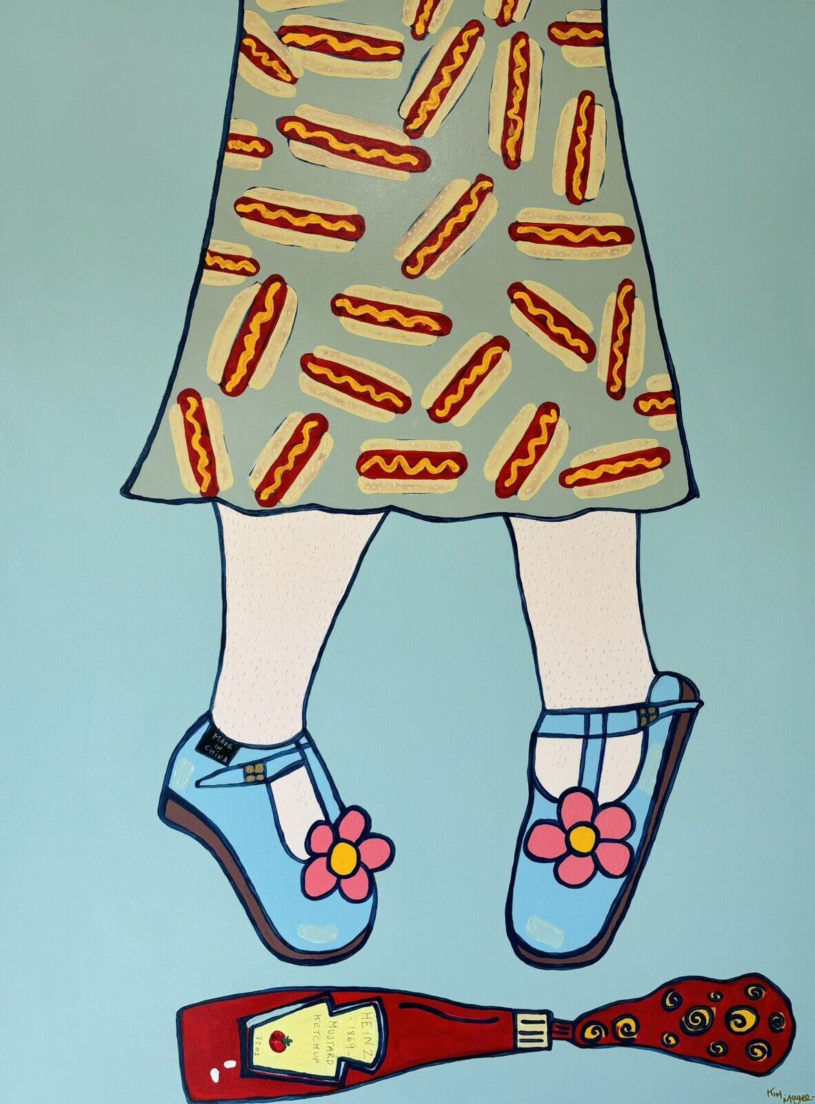 Kim Magee Art Spilt Sauce 5