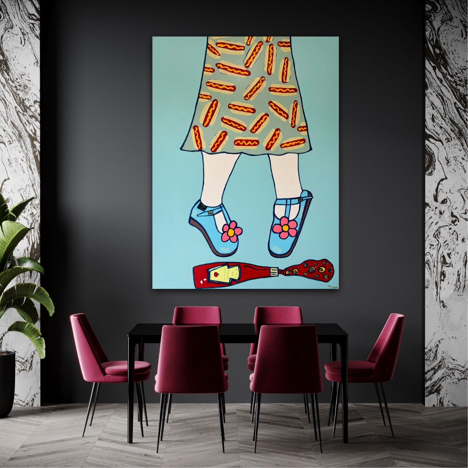 Kim Magee Art Spilt Sauce 12