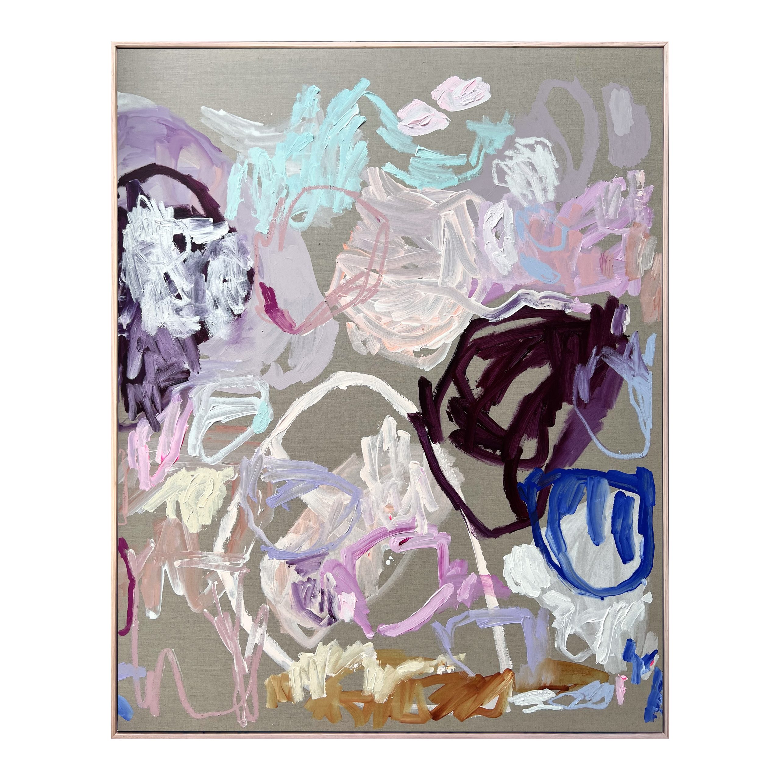 Australian Artist Rebecca Koerting Heartbreaker Abstract Painting B 100 F