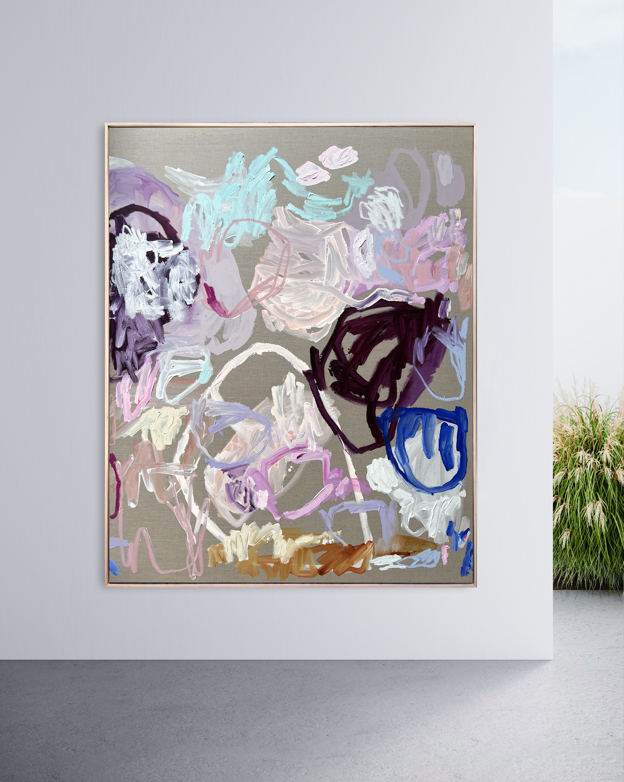 Pink Coral Rebecca Koerting Australian Contemporary Abstract