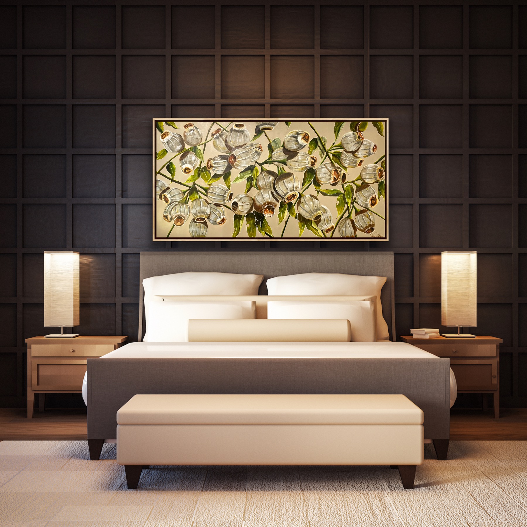 Gum Nut Symphony Insitu1 Wendy Peters