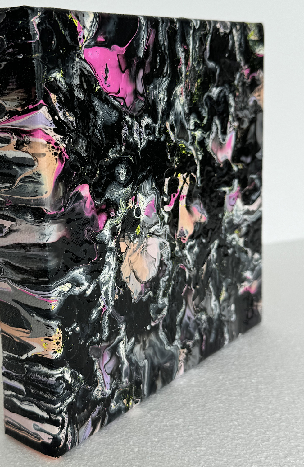 Black Hole Original Abstract Painting By Bridget Bradley Right E