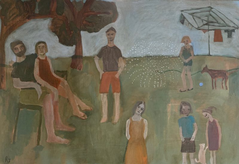 Faded Family Photo (Summer in the Backyard)