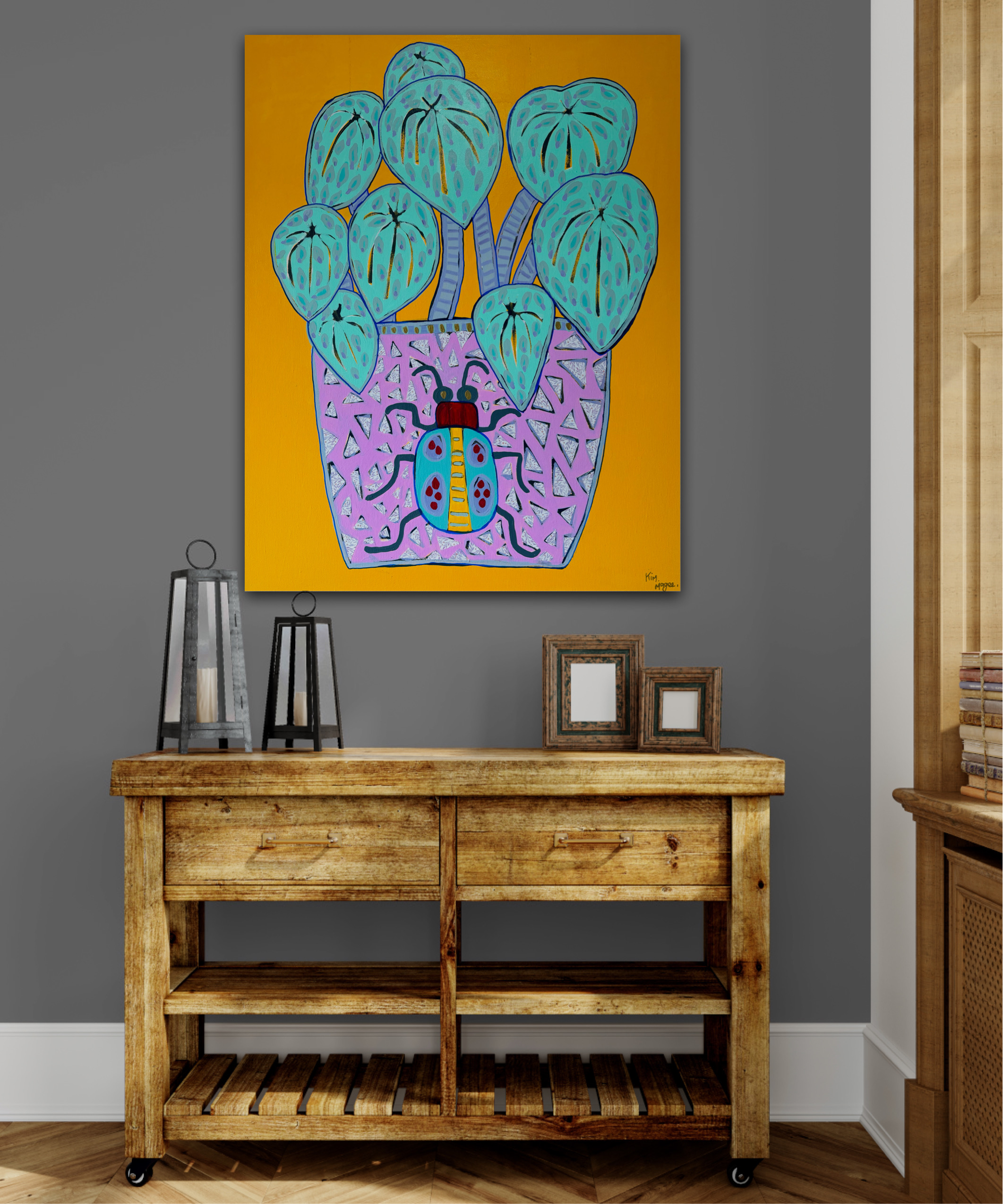 Kim Magee Art Get Off My Pot 1