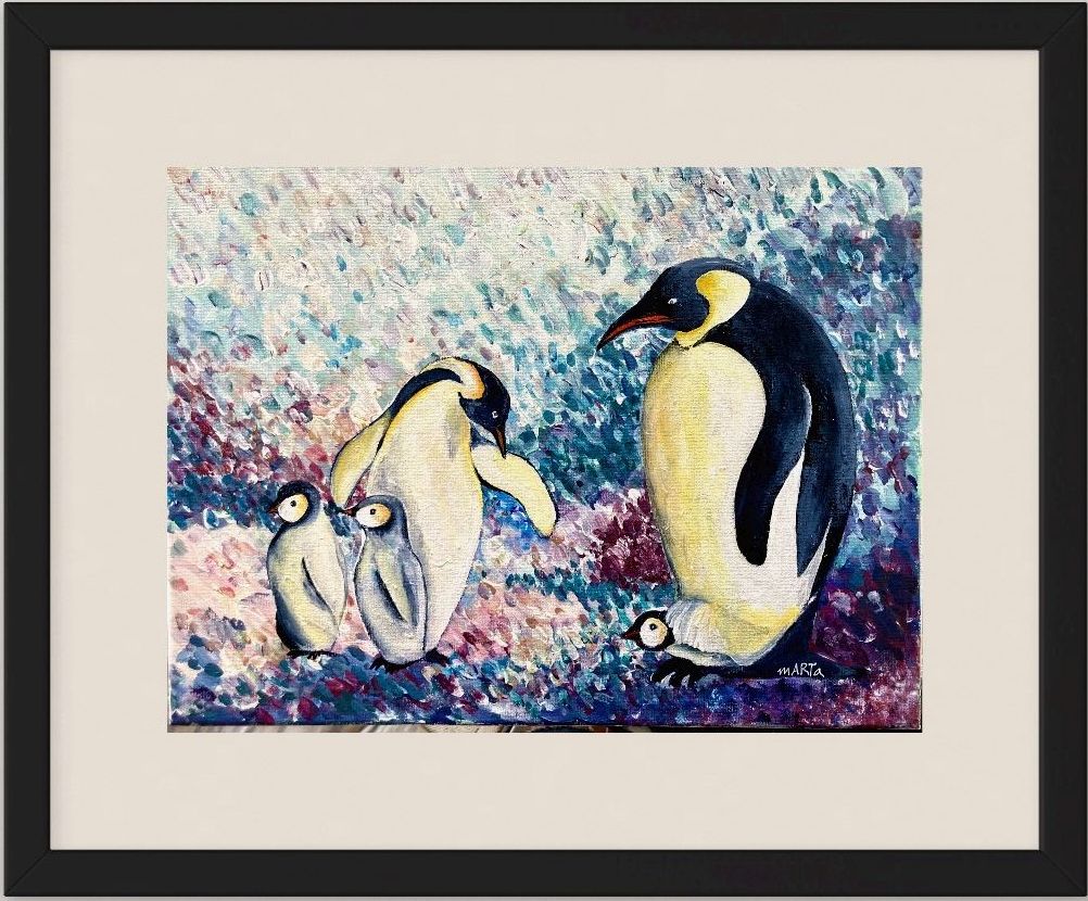 Mbj 398 Frosty World Framed