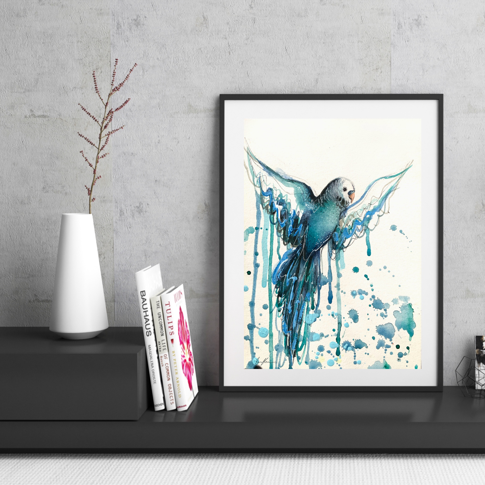  Leni Kae Blue Budgie Spirit Interior Design