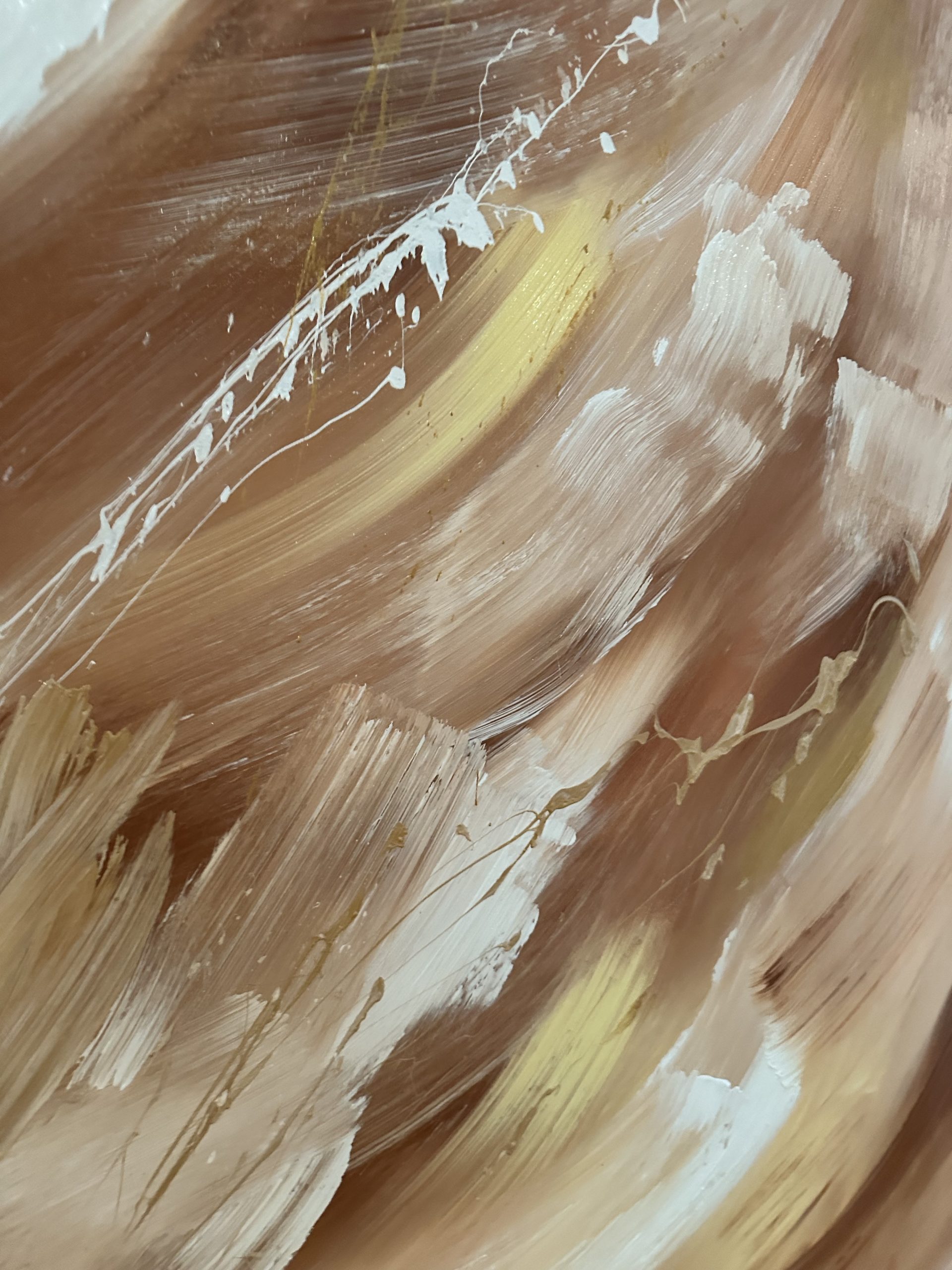 Earthy Tones And Splatters Alanah Jarvis Abstract Art