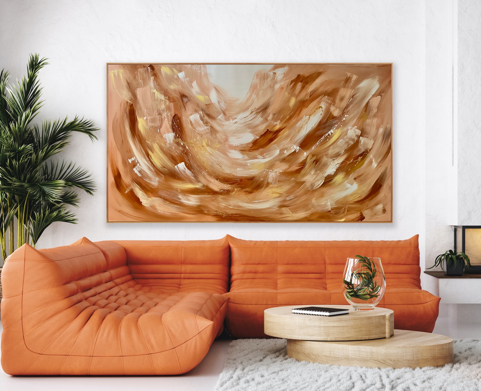 Warm Interior Alanah Jarvis Abstract Art