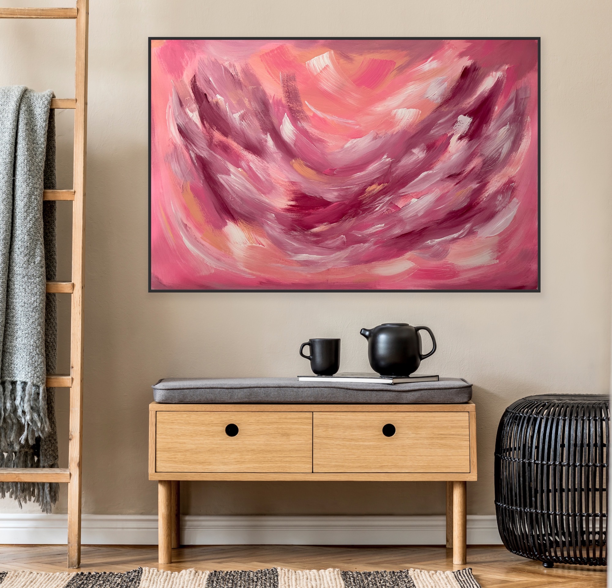 Black Frame Alanah Jarvis Abstract Art