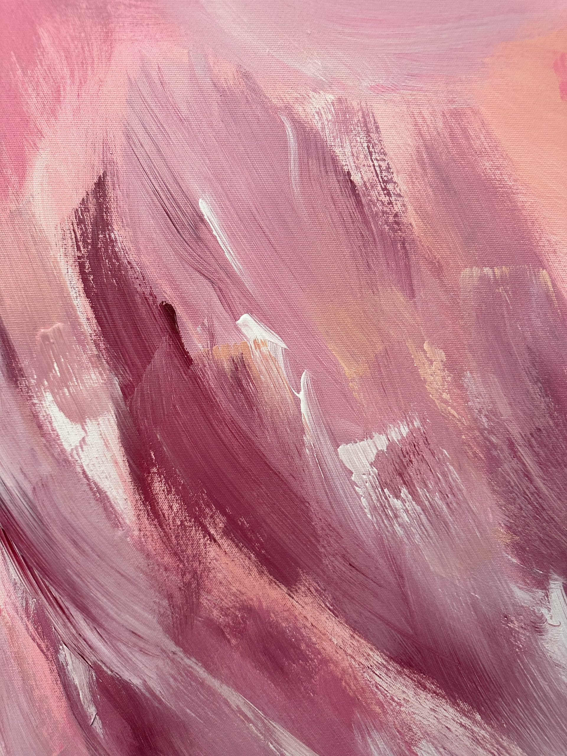 Close Up Pinks Alanah Jarvis Abstract Art