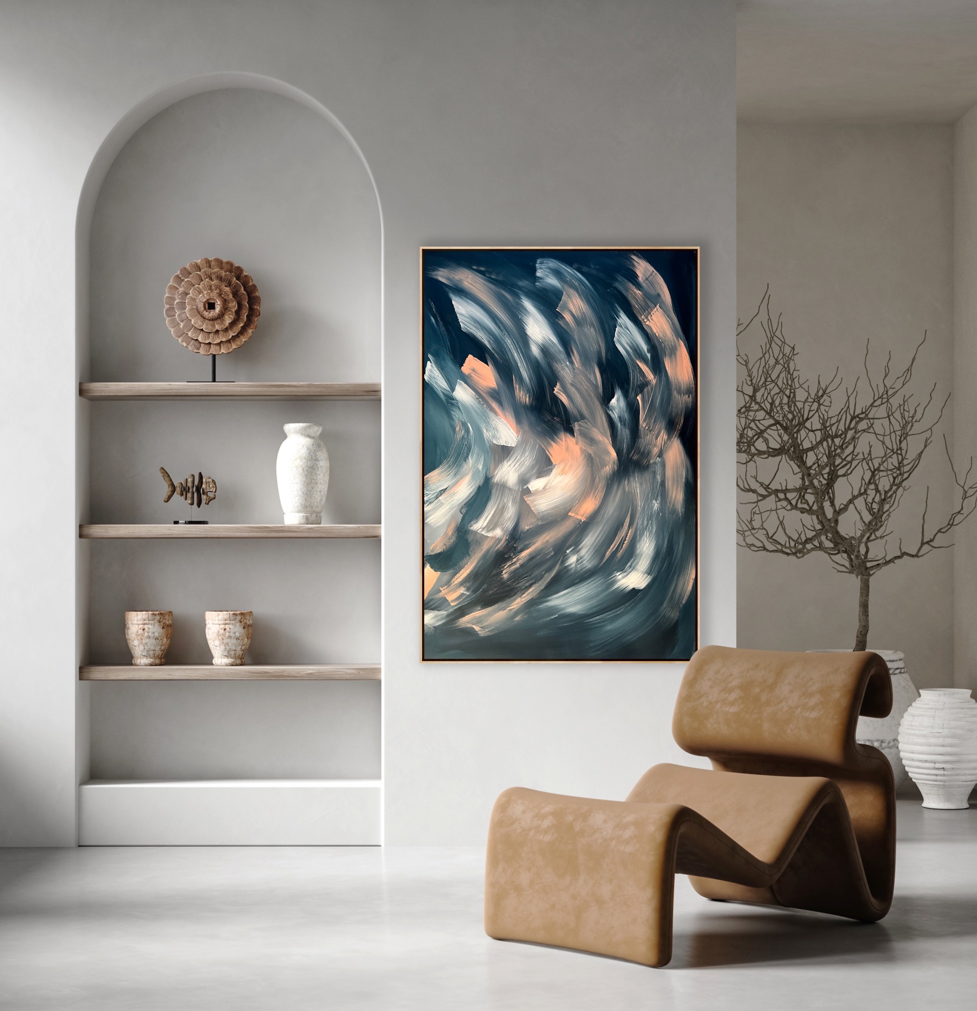 Vertical Alanah Jarvis Abstract Art