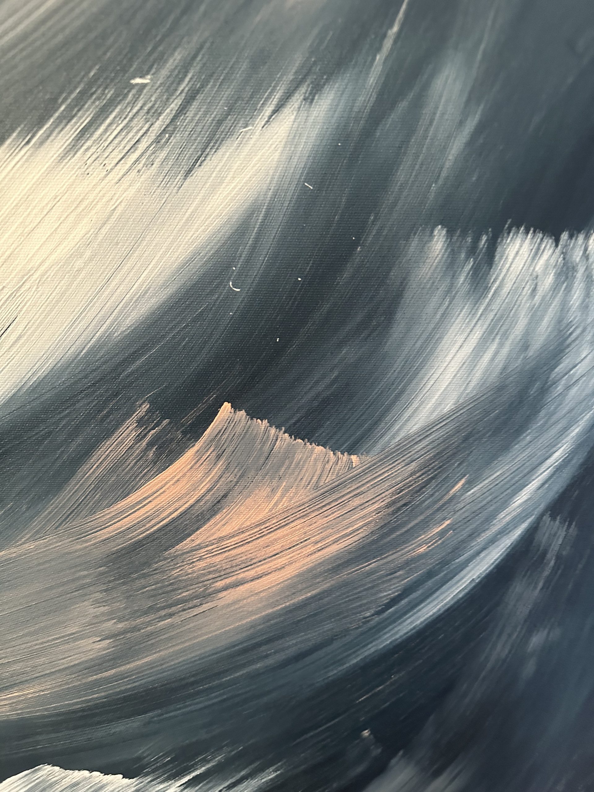 Close Up White Alanah Jarvis Abstract Art
