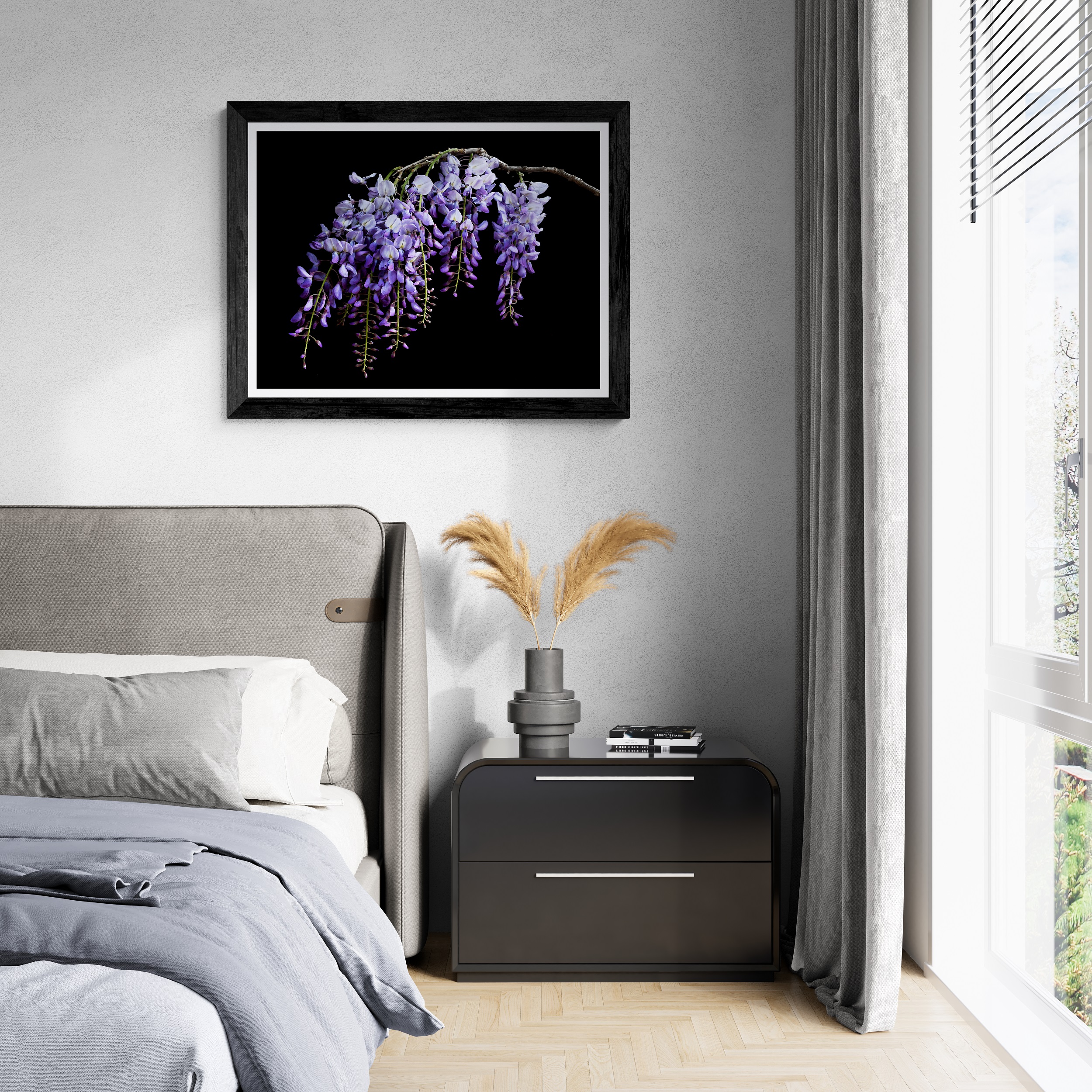 Modern Bedroom With Window Views (1)