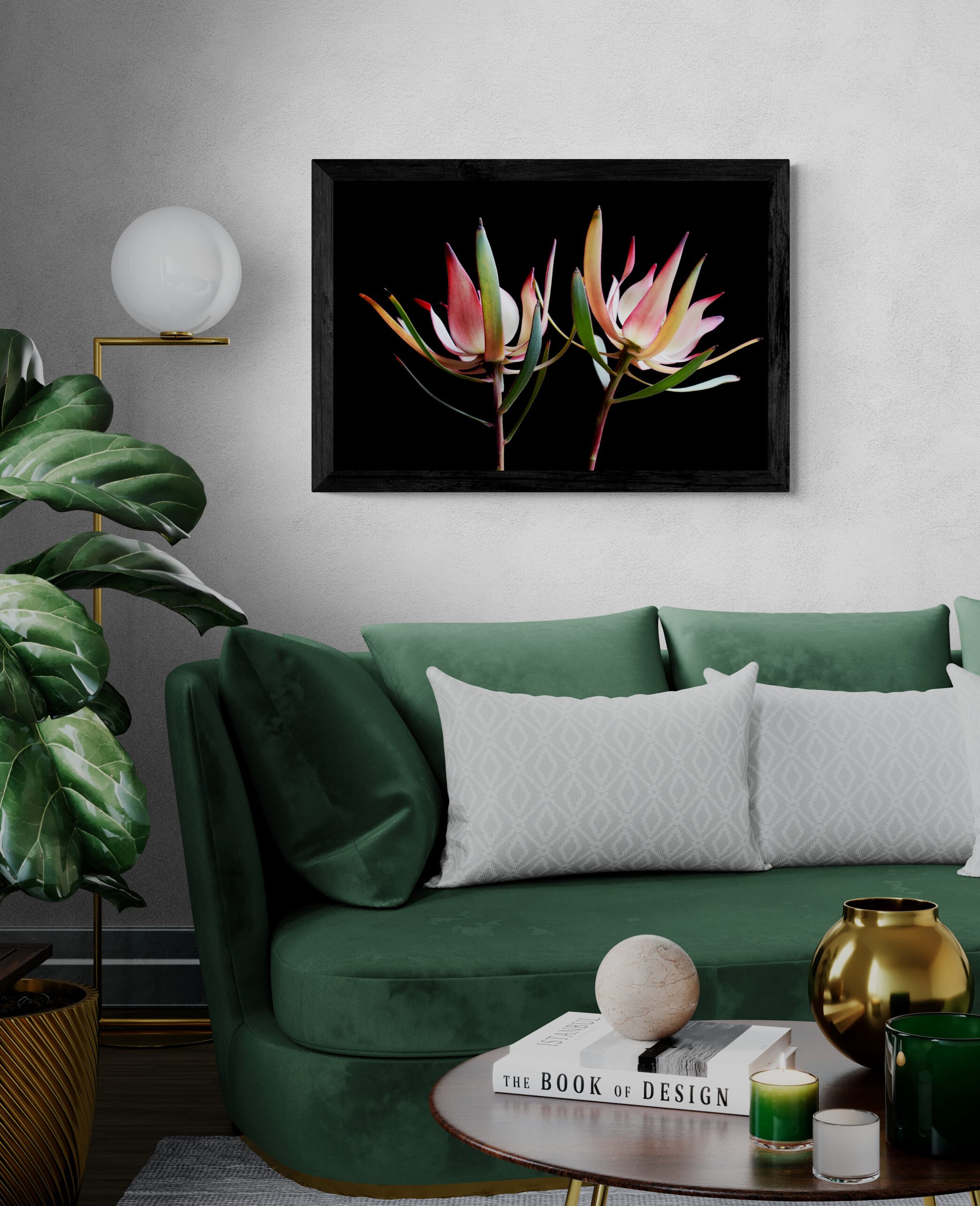 Bright Living Room With Comfy Sofa (3)