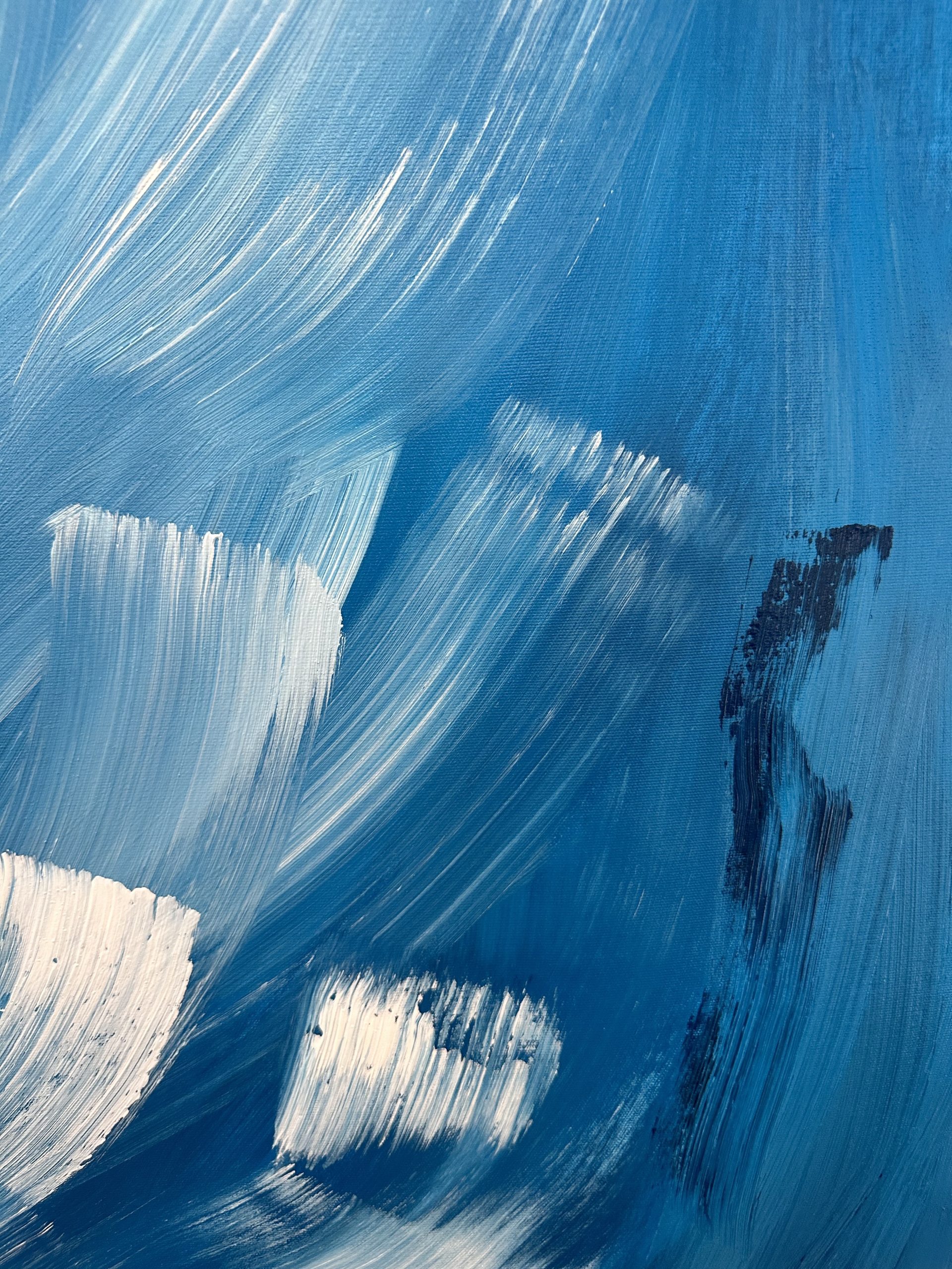 Close Up Diver Alanah Jarvis Abstract Art