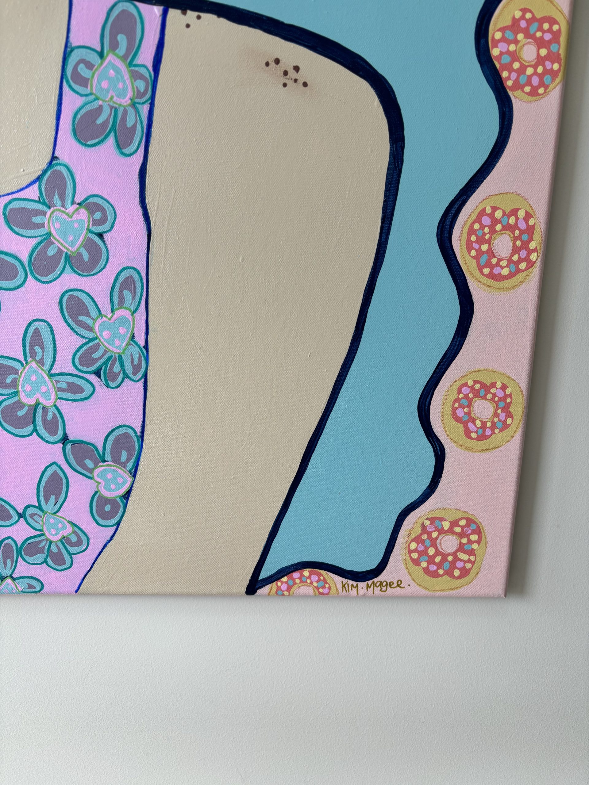 Kim Magee Art Duck Lips Selfie 3