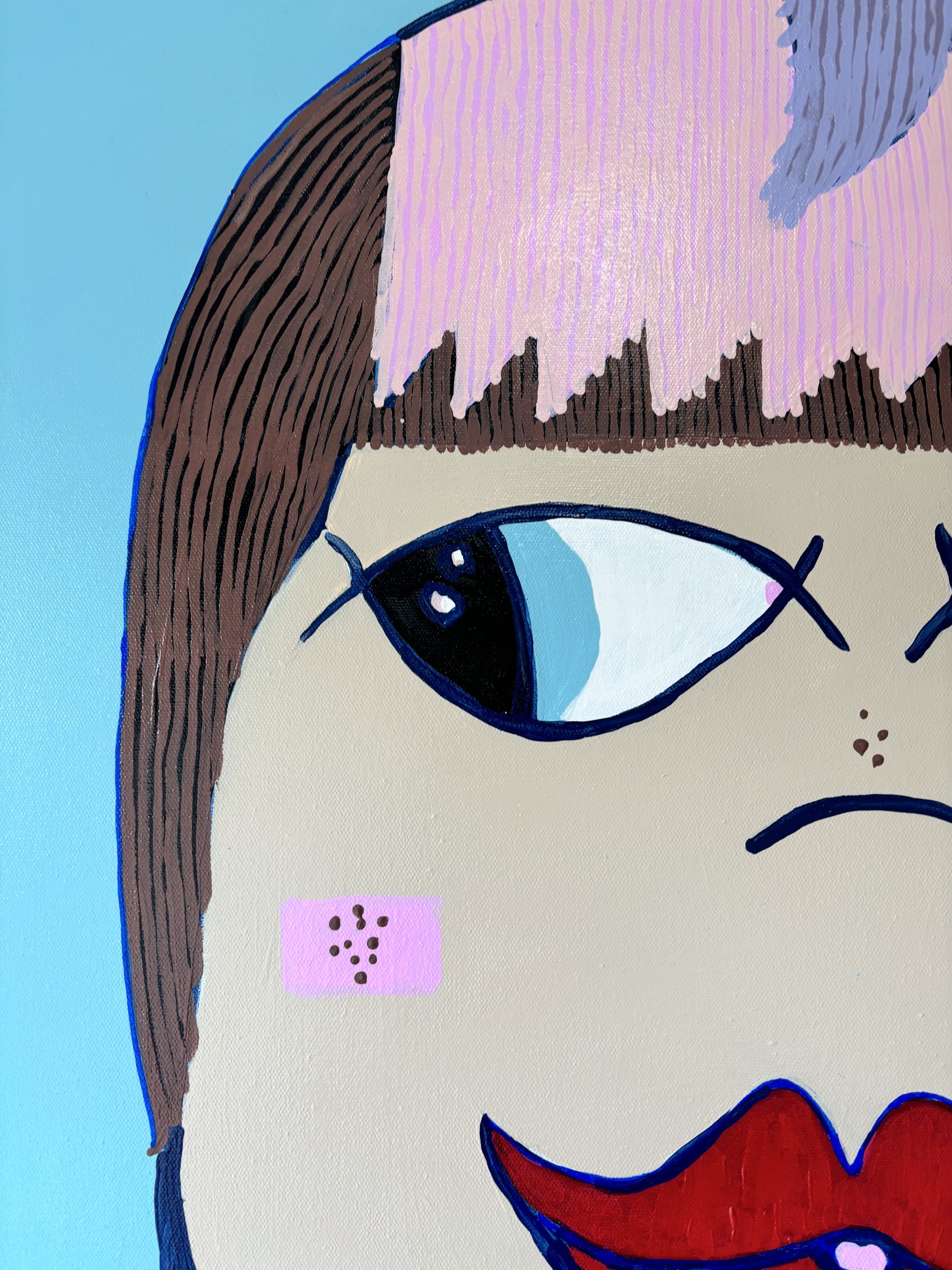 Kim Magee Art Duck Lips Selfie 7