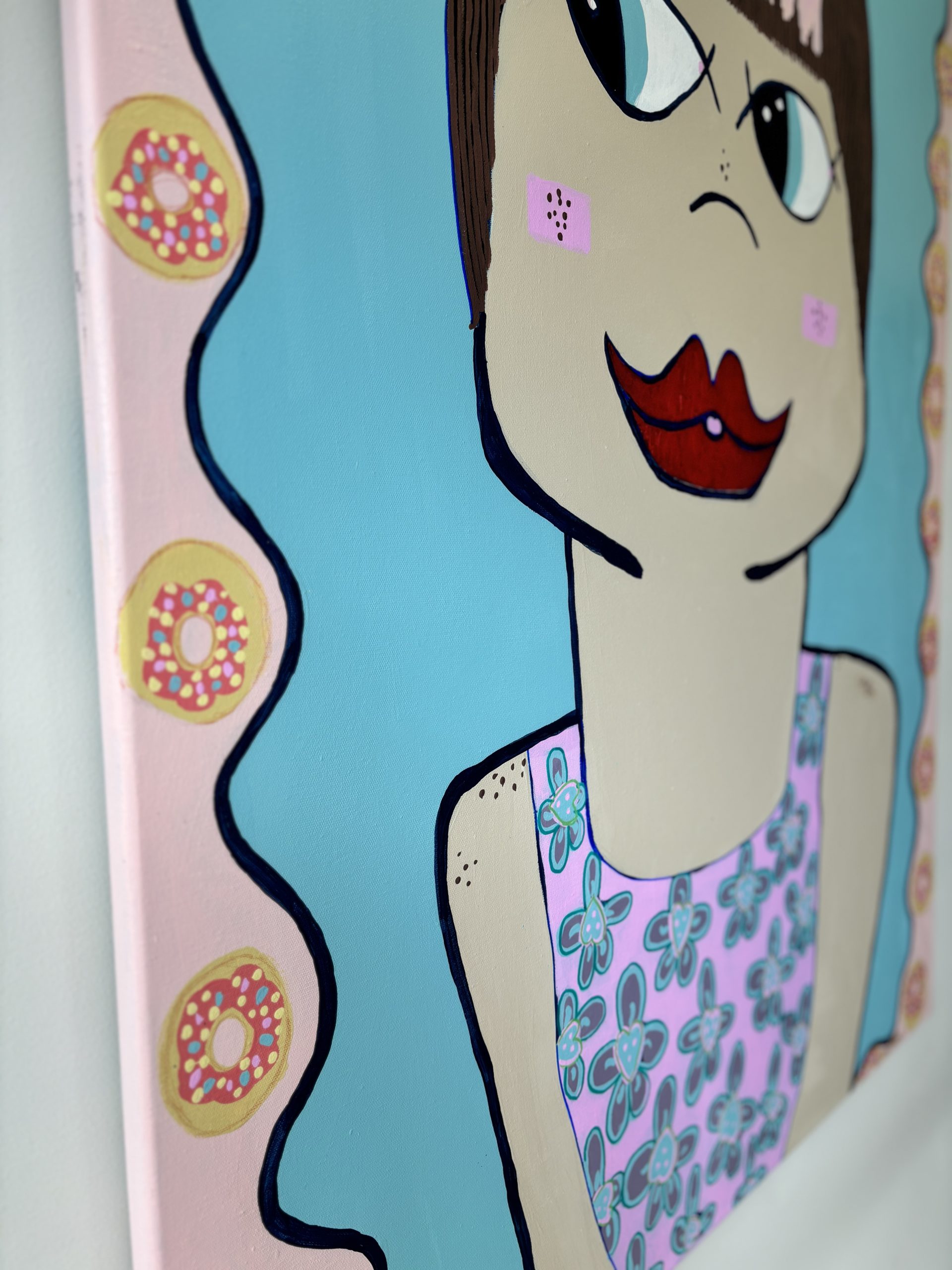 Kim Magee Art Duck Lips Selfie 9