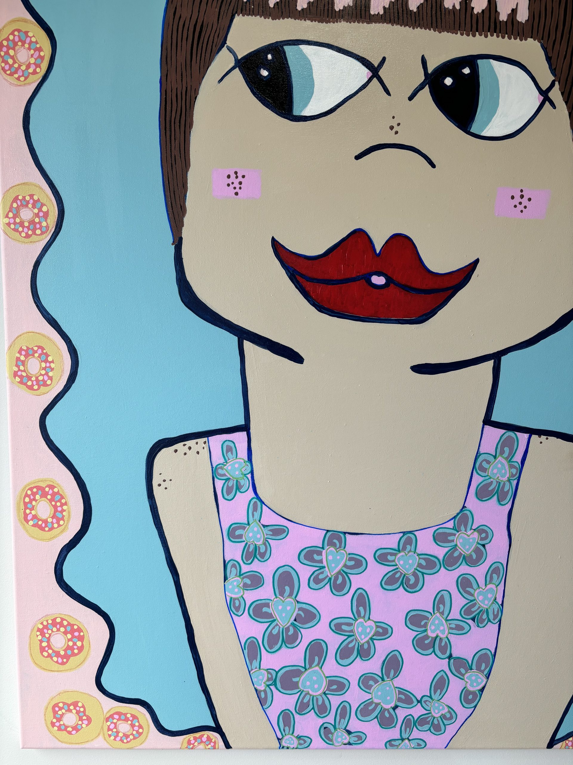 Kim Magee Art Duck Lips Selfie 10