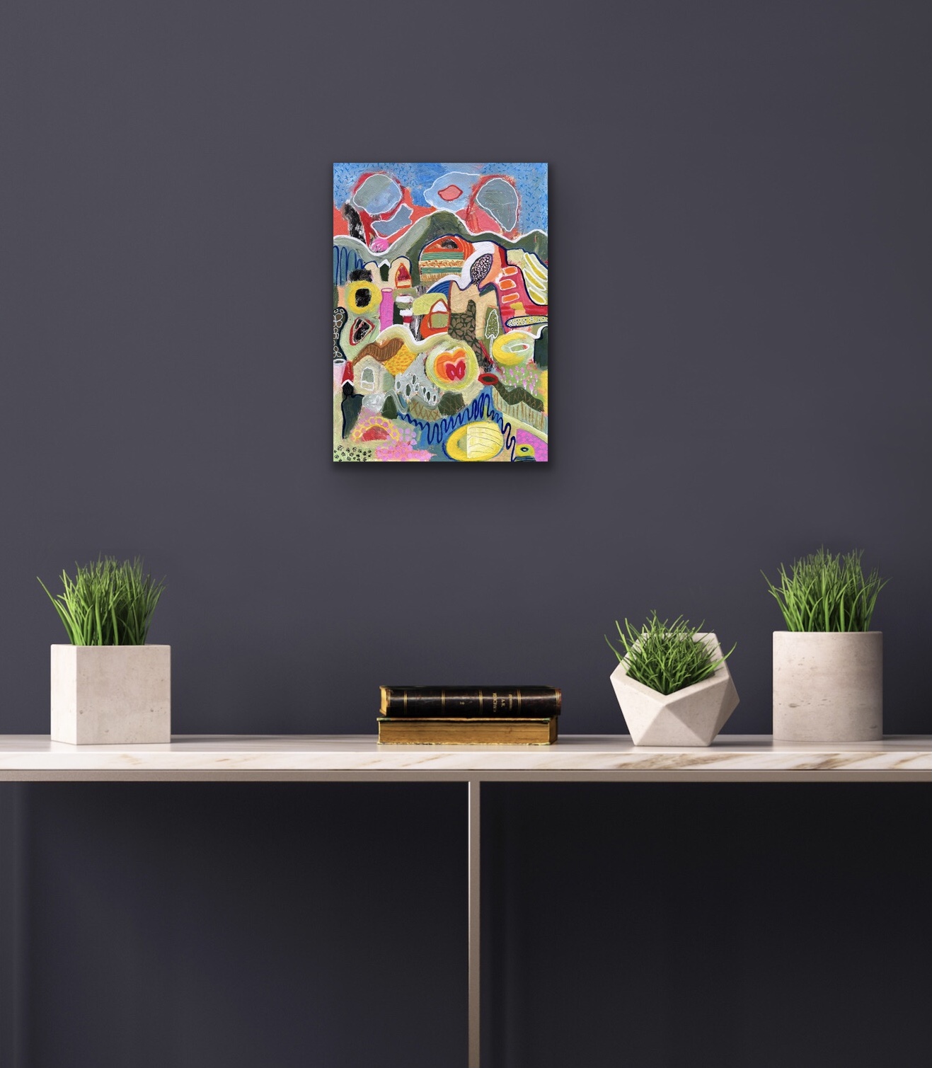 Winds Of Interconnectedness 2 Insitu Blue Wall