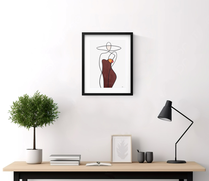 Glamourtone Deep Red Desk 1