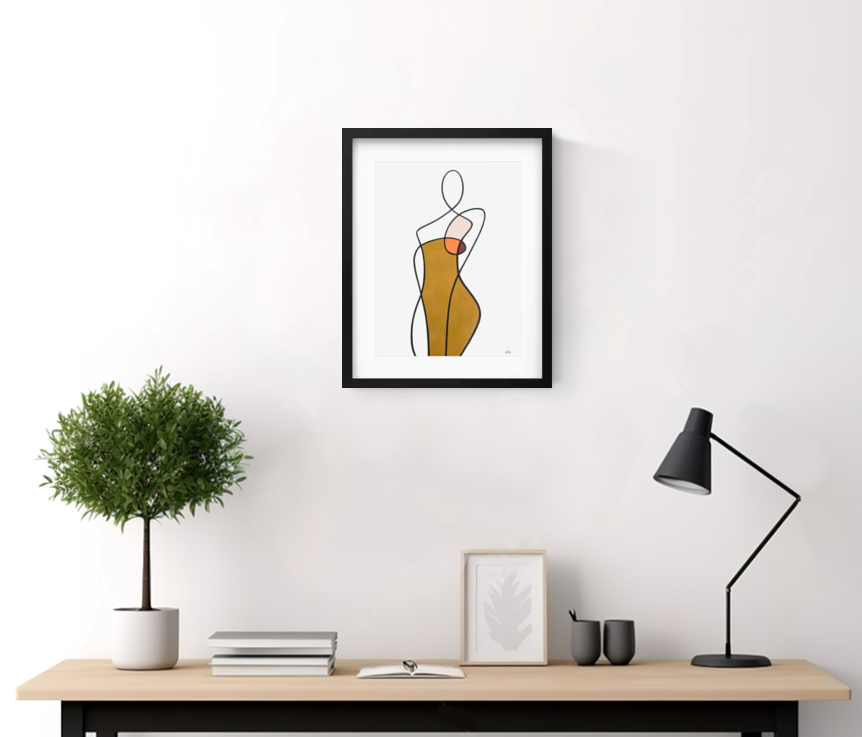 Colourtone Ocre Desk