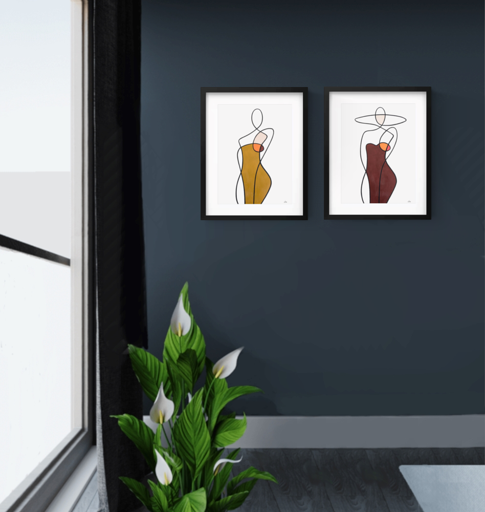 Diptych Colourtone Glamourtone Dark Wall