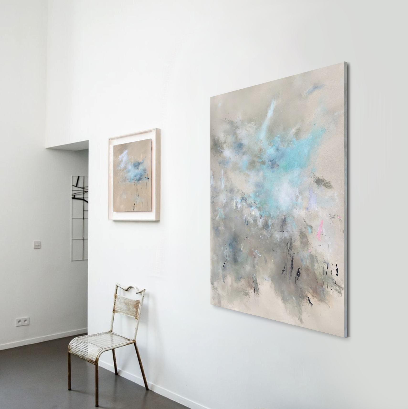 Rain Clouds Interior Big Wall Chair